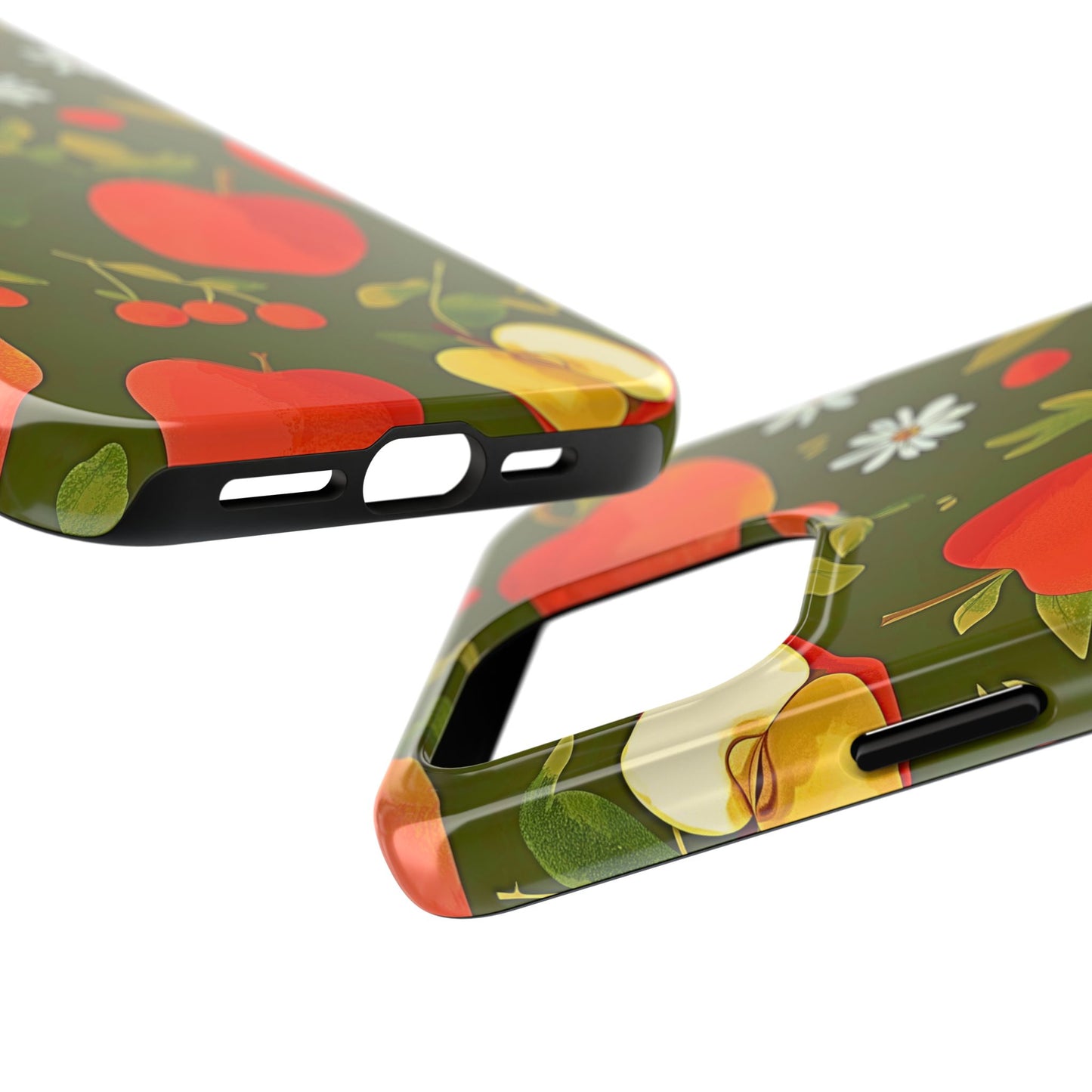 Apple & Berry Garden Pattern Style Tough Phone Case/Cover | Aesthetic