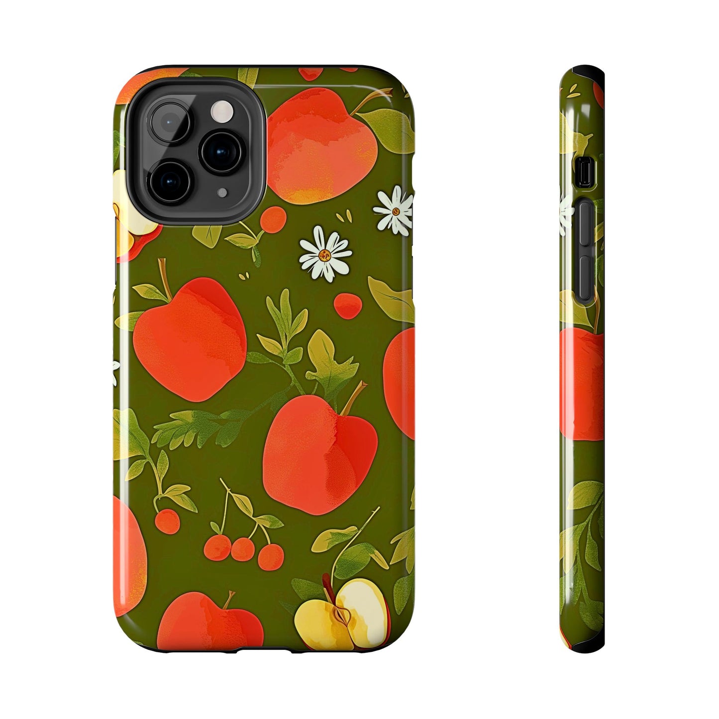 Apple & Berry Garden Pattern Style Tough Phone Case/Cover | Aesthetic
