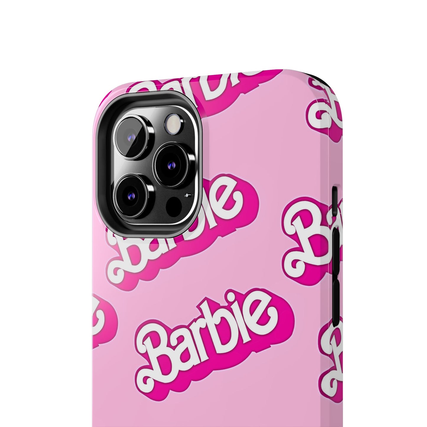 Retro Style Barbie Logo Pattern Tough Phone Case/Cover | Aesthetic