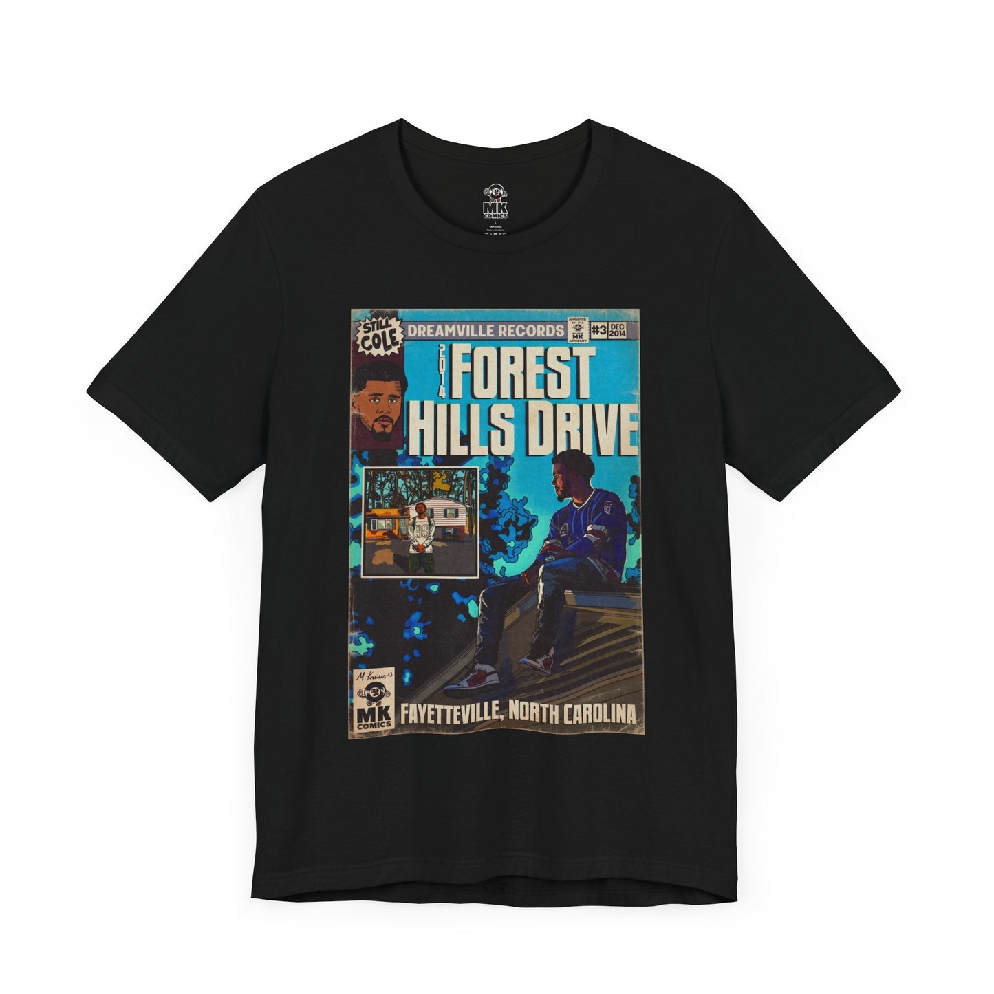 2014 Forest Hills Drive - Comic Book Art - Unisex Jersey Short Sleeve Tee