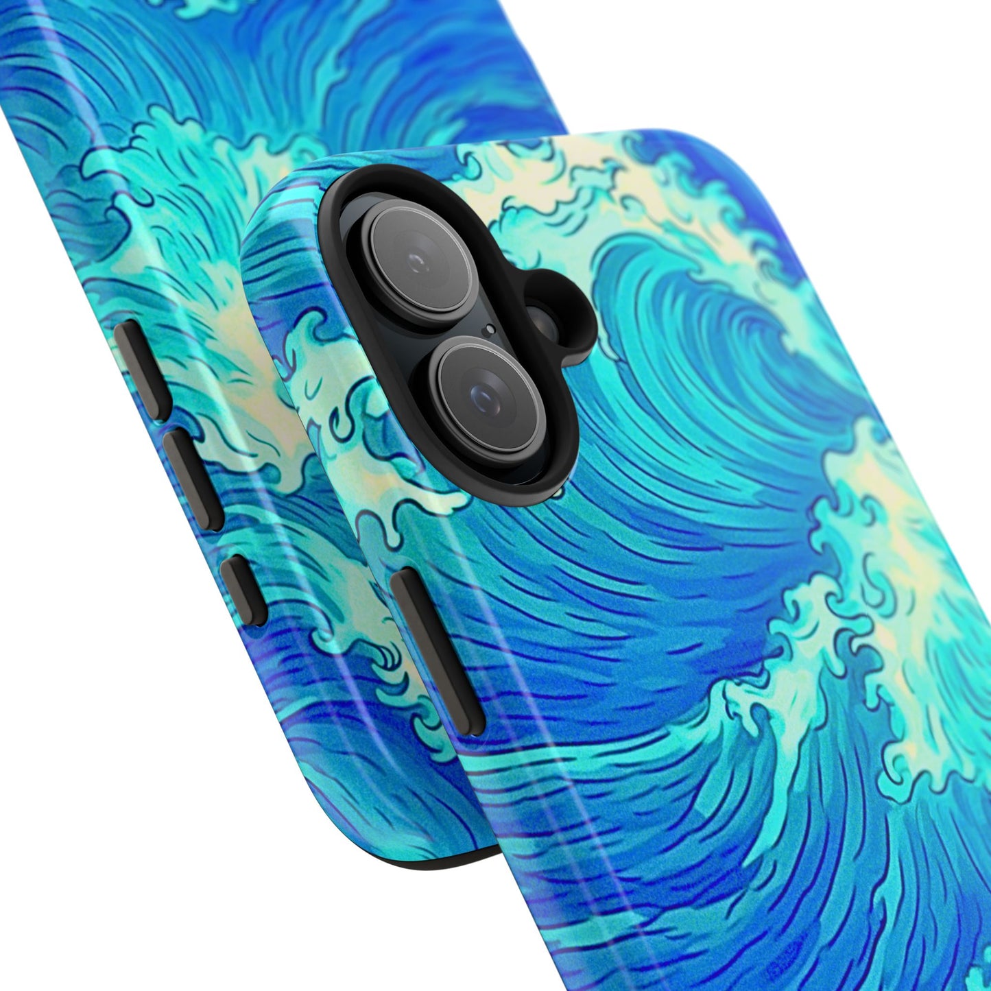 Cool Water Wave Style Tough Phone Case | Aesthetic