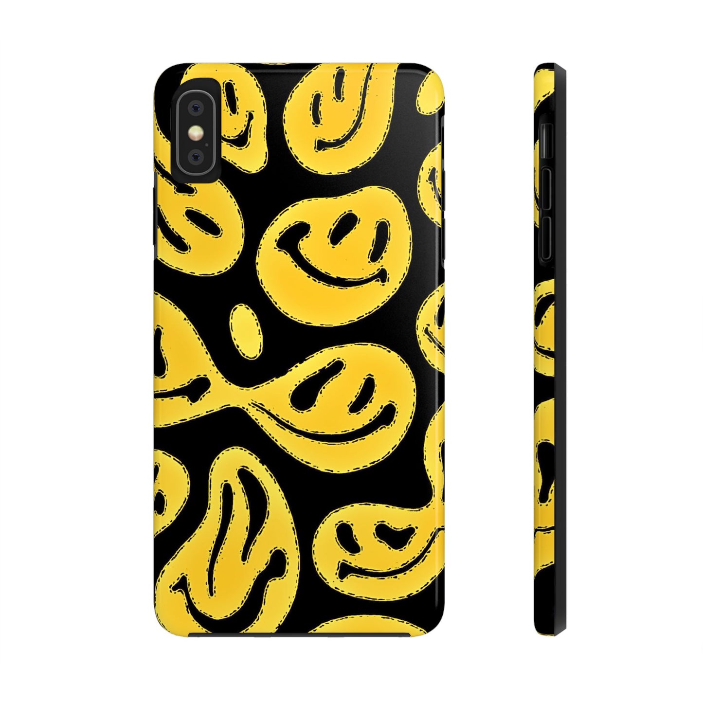Colorful Trippy Smiley Face (Version 1) Tough Phone Case | Aesthetic