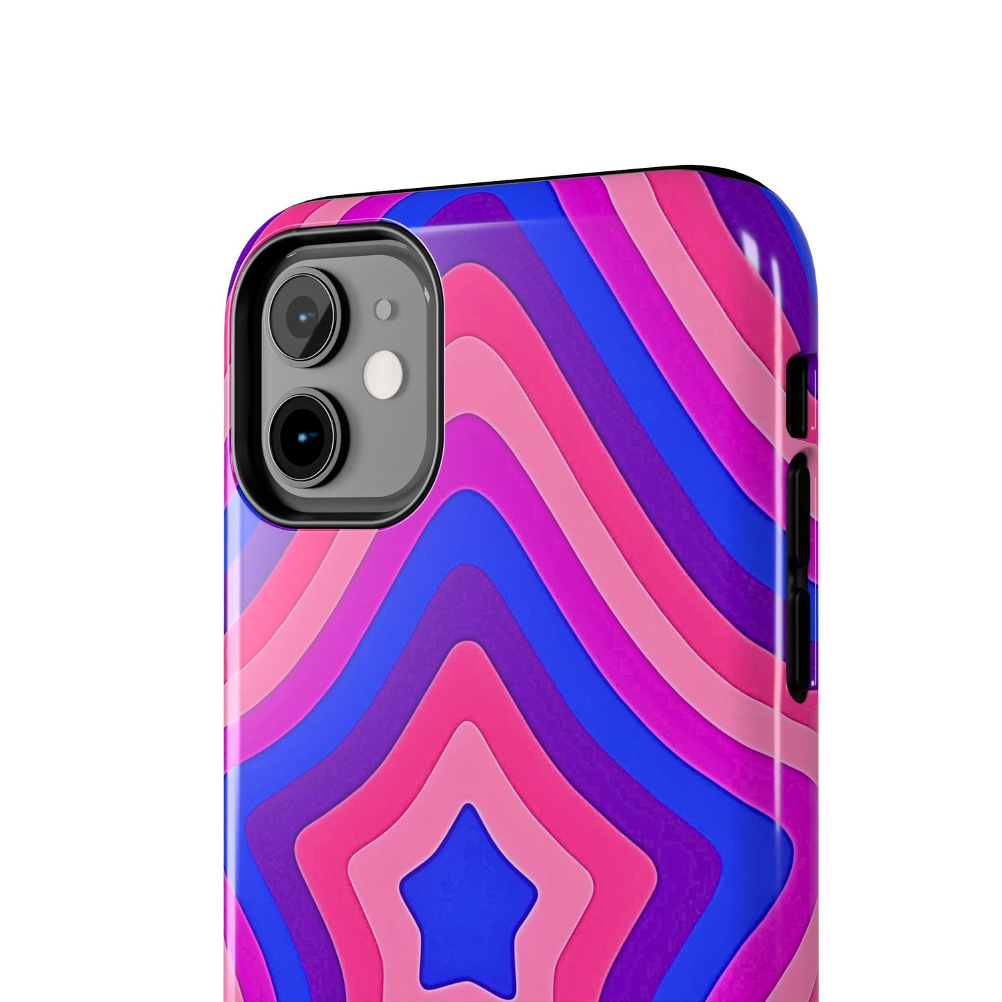 Funda resistente para teléfono con diseño de estrella retro | Estética