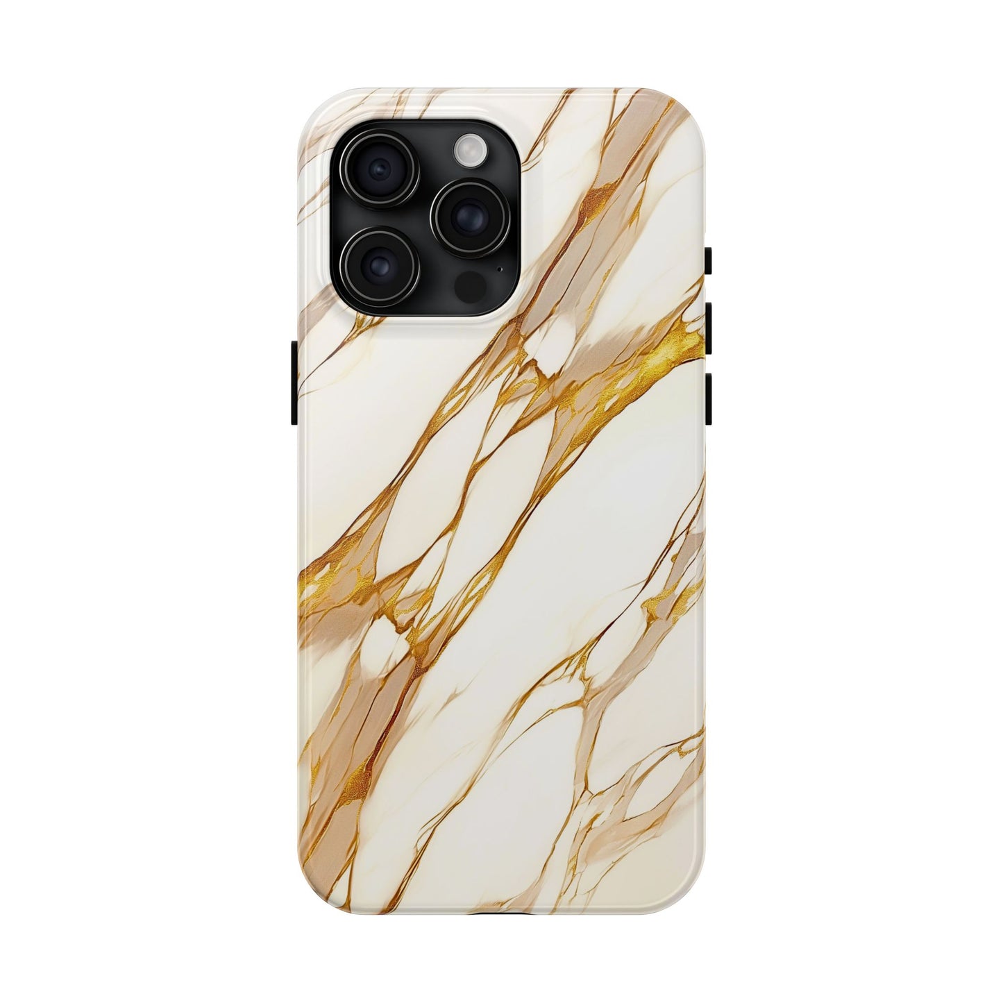 Luxury Marble Gold Vein Texture Pattern Style Tough Phone Case/Cover | Aesthetic