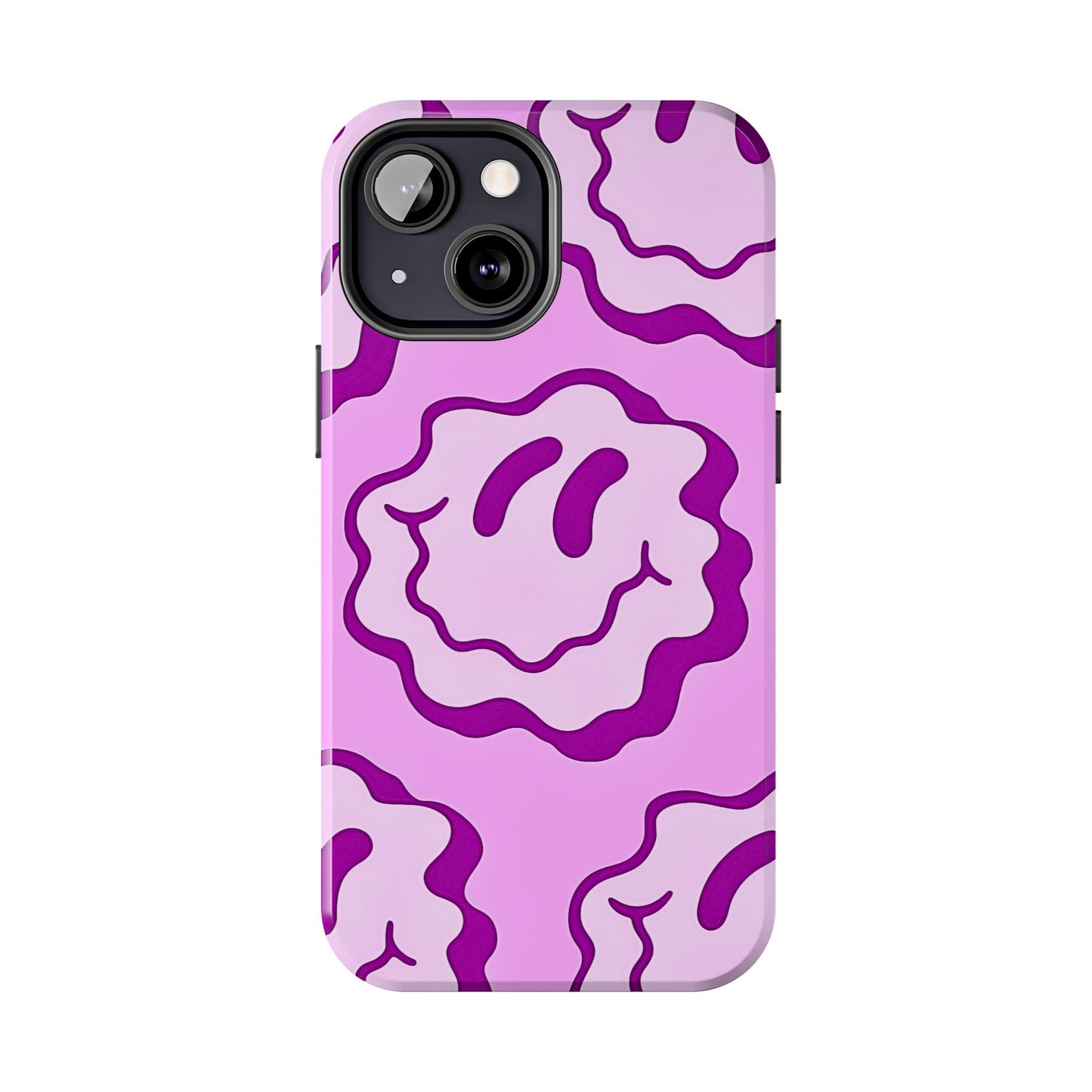 Waving Smile Preppy Pinky Tough Phone Case | Aesthetic