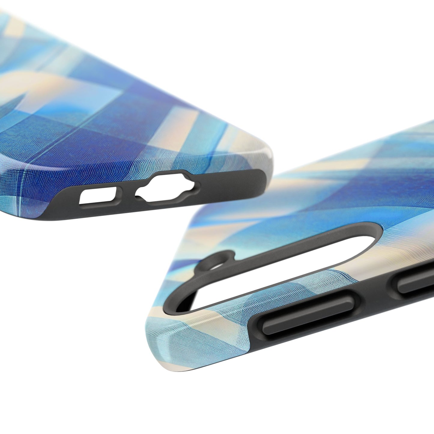 Pastel Plaid Pattern Clean Tough Phone Case | Aesthetic