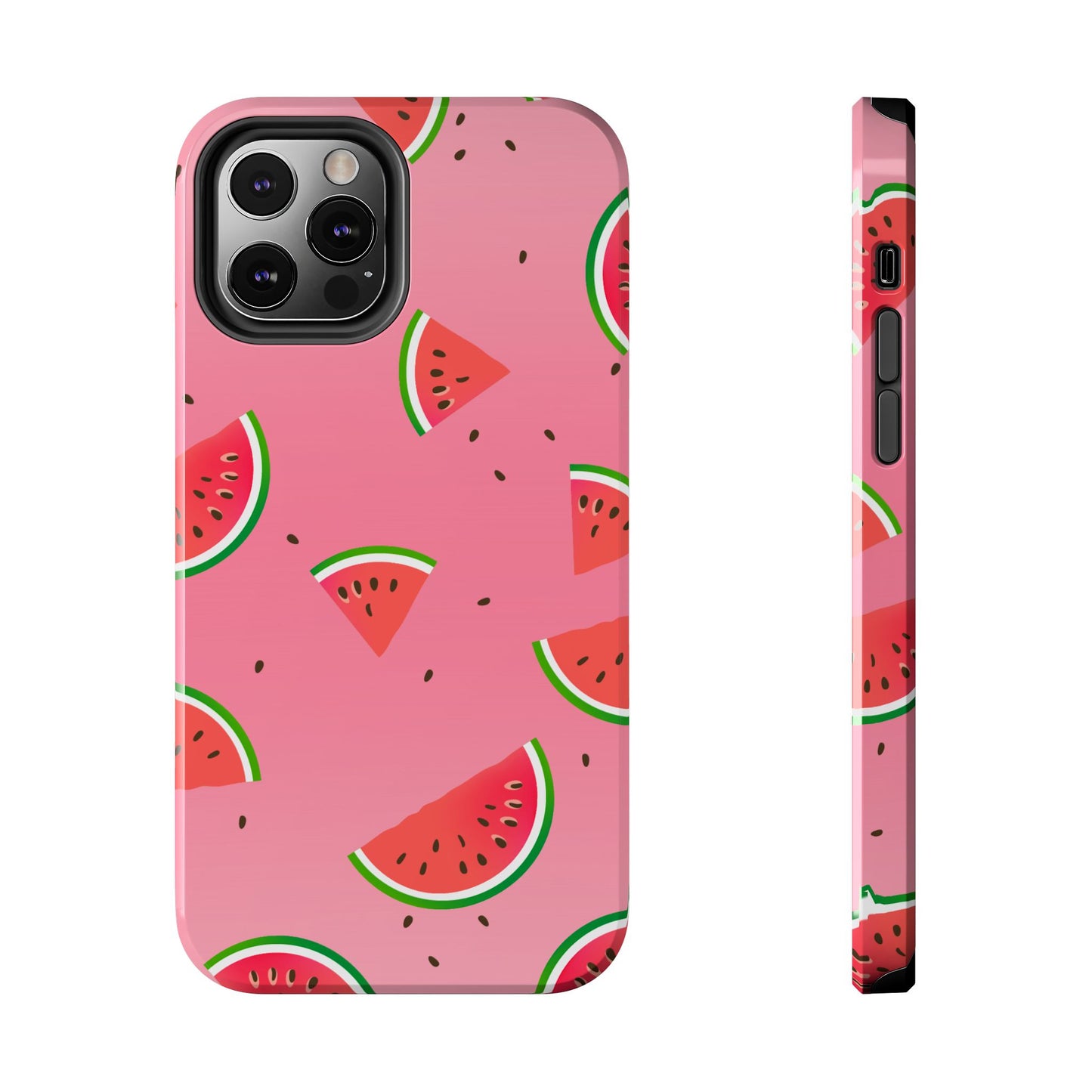Pink and Red Gradient Watermelon Tough Phone Case | Food