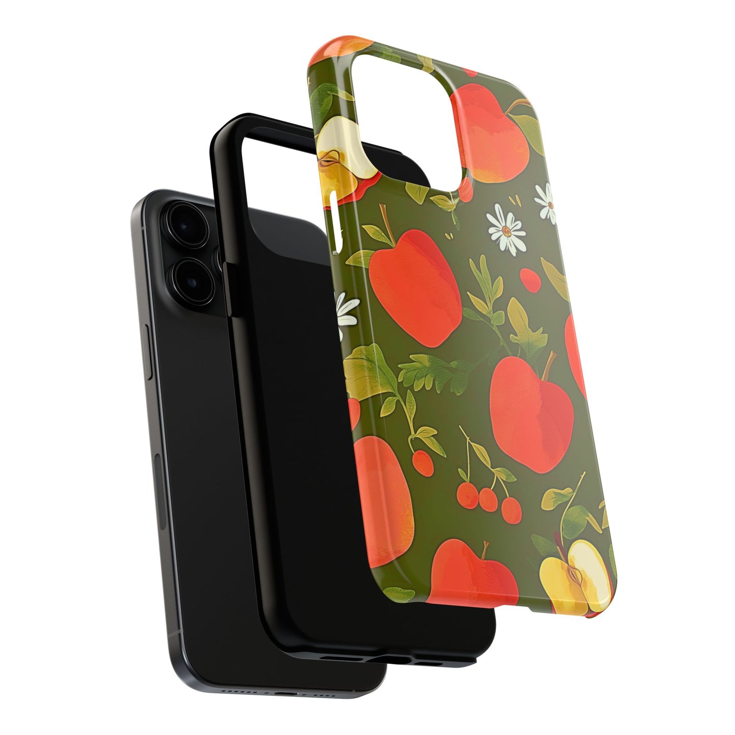 Apple & Berry Garden Pattern Style Tough Phone Case/Cover | Aesthetic