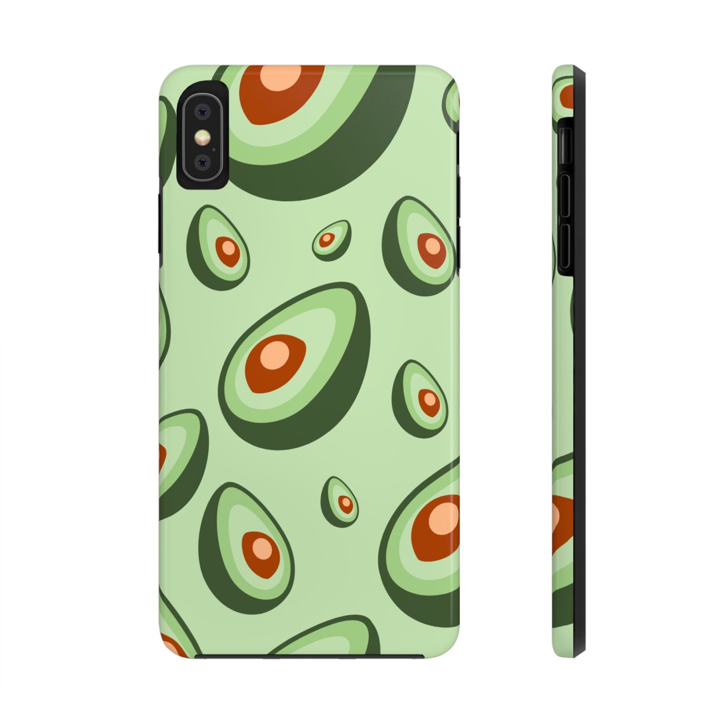 Trendy Avocado Pattern Green Aesthetic Minimal Fruit Phone Case | Food