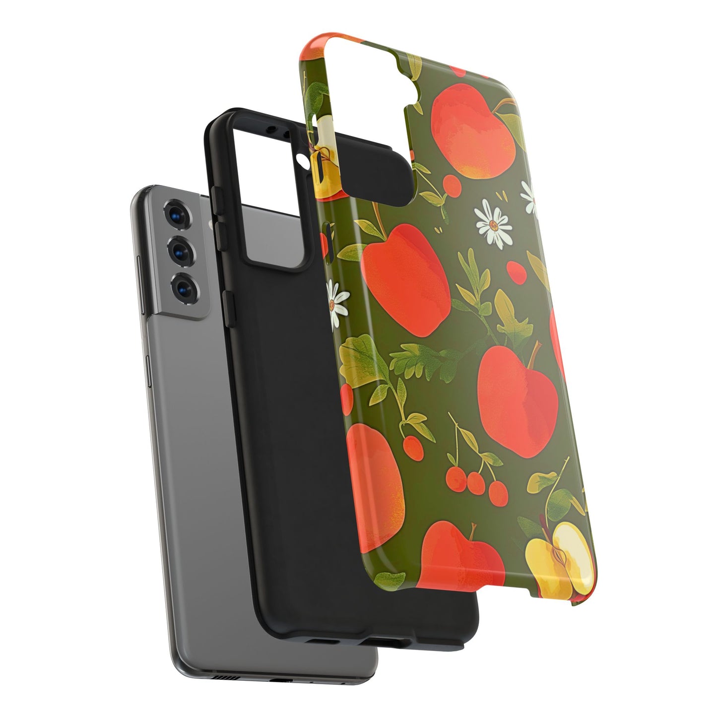 Apple & Berry Garden Pattern Style Tough Phone Case/Cover | Aesthetic