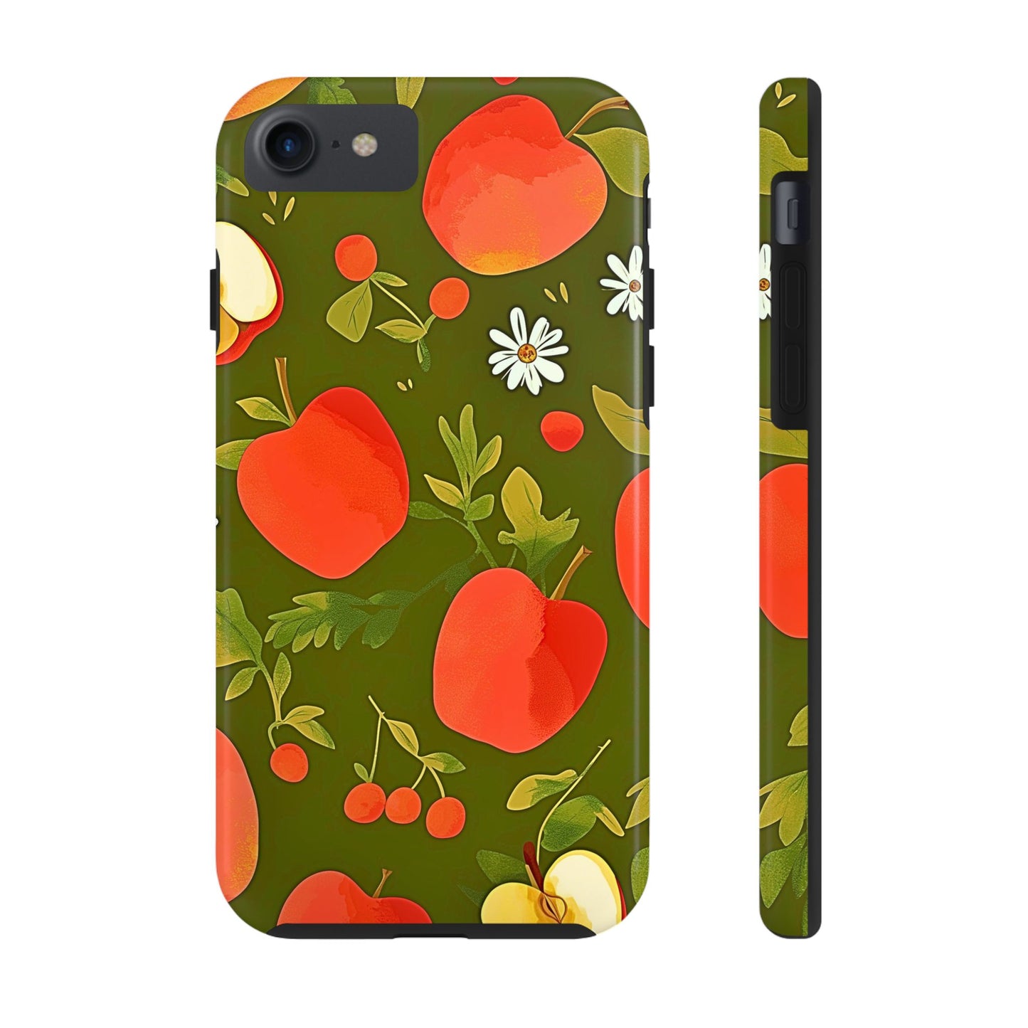 Apple & Berry Garden Pattern Style Tough Phone Case/Cover | Aesthetic