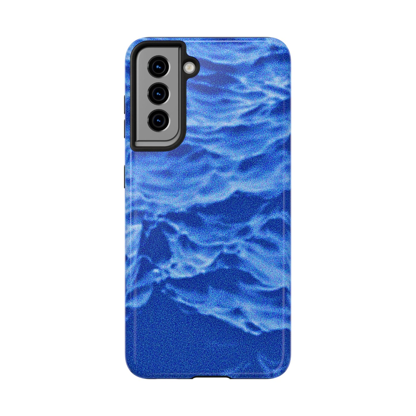Blurred Ocean Waves Dark Blue Tough Phone Case | Aesthetic