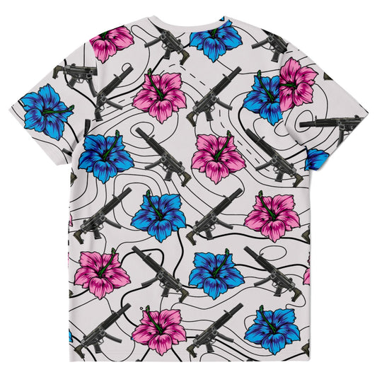 Rad Pam High Capacity Hibiscus White T-Shirt