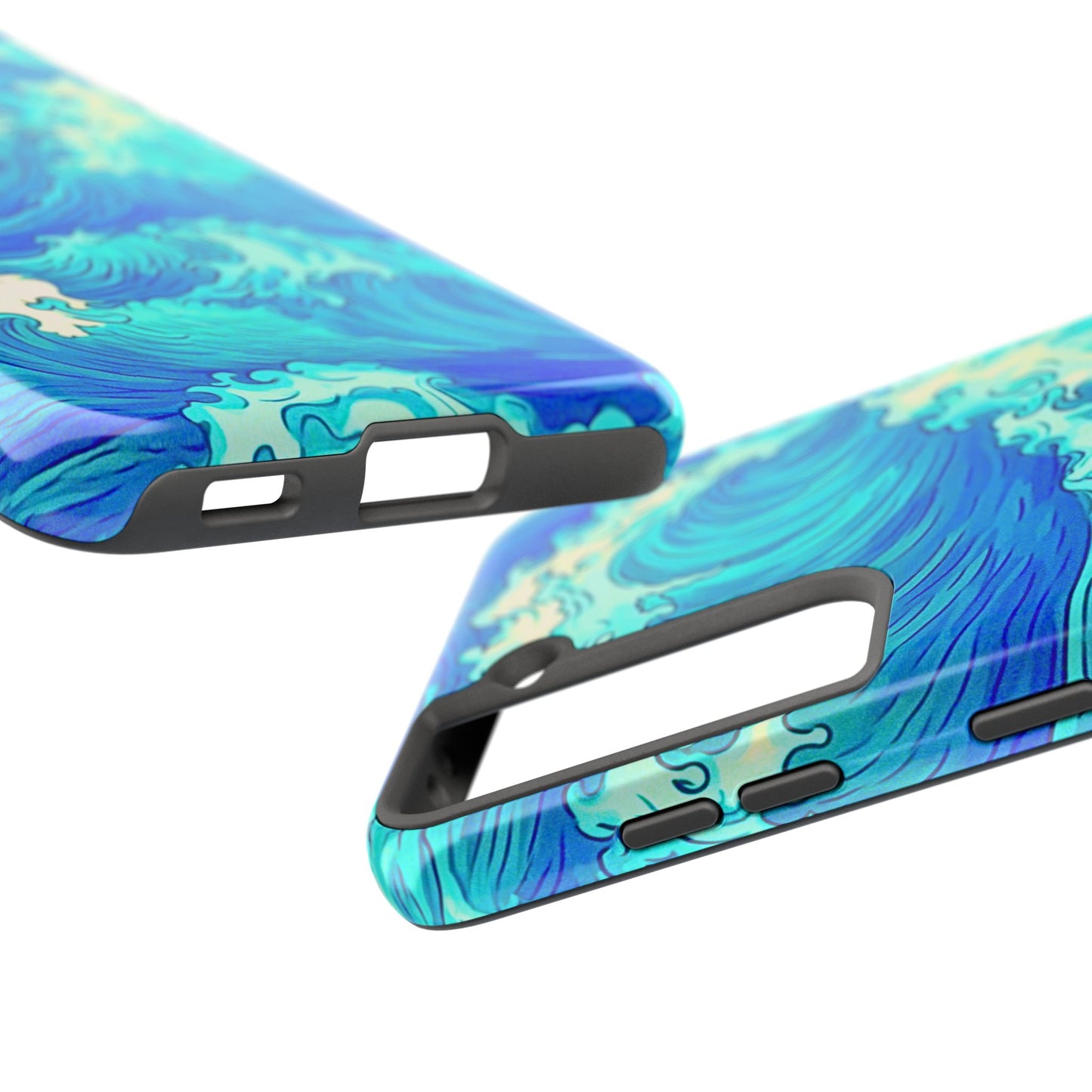 Cool Water Wave Style Tough Phone Case | Aesthetic