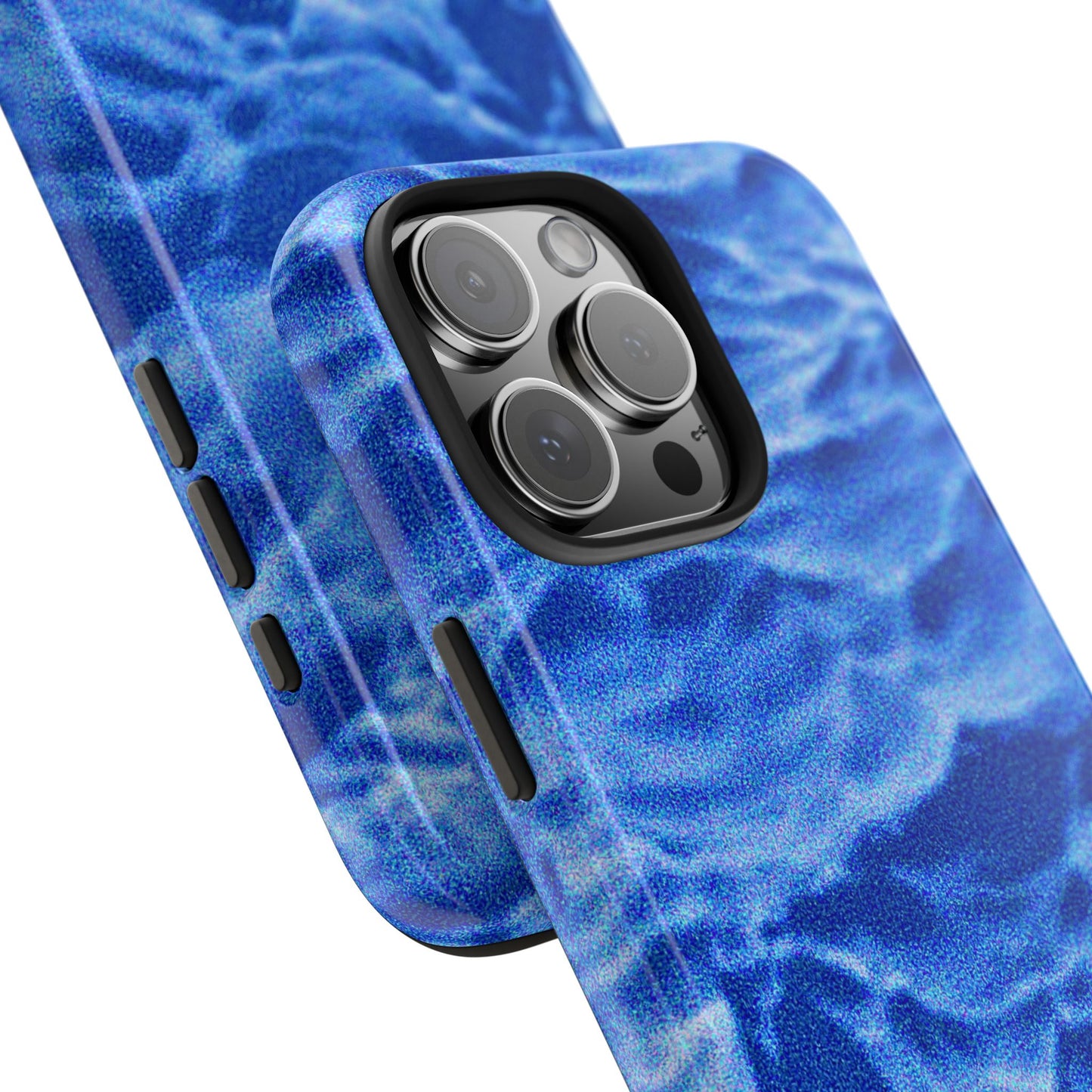 Blurred Ocean Waves Dark Blue Tough Phone Case | Aesthetic