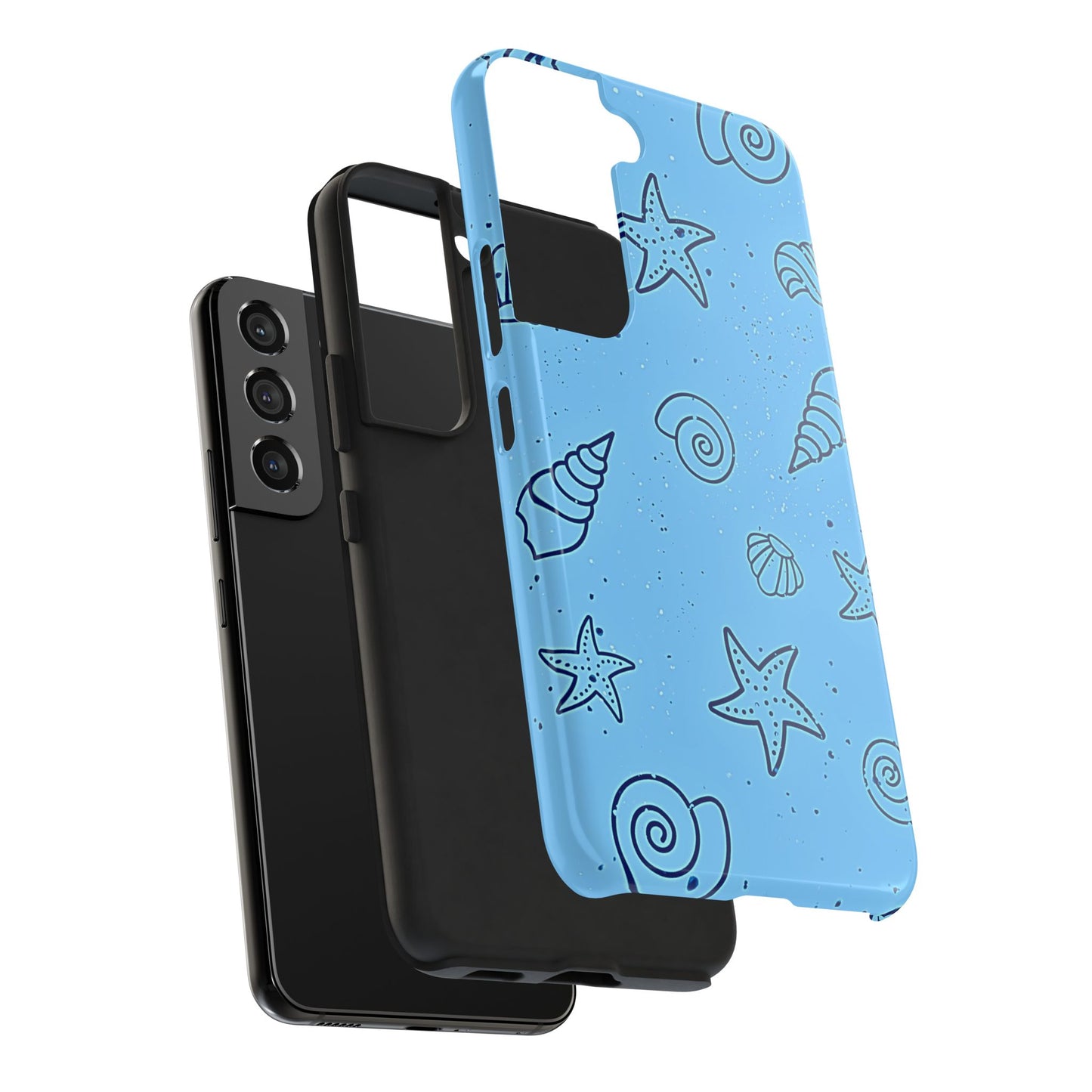Funda resistente para teléfono Shells azul claro | Estética