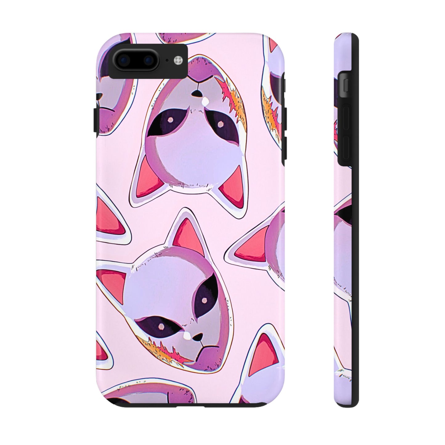 Sabito Fox Mask Pattern Tough Phone Case | Anime - Demon Slayer