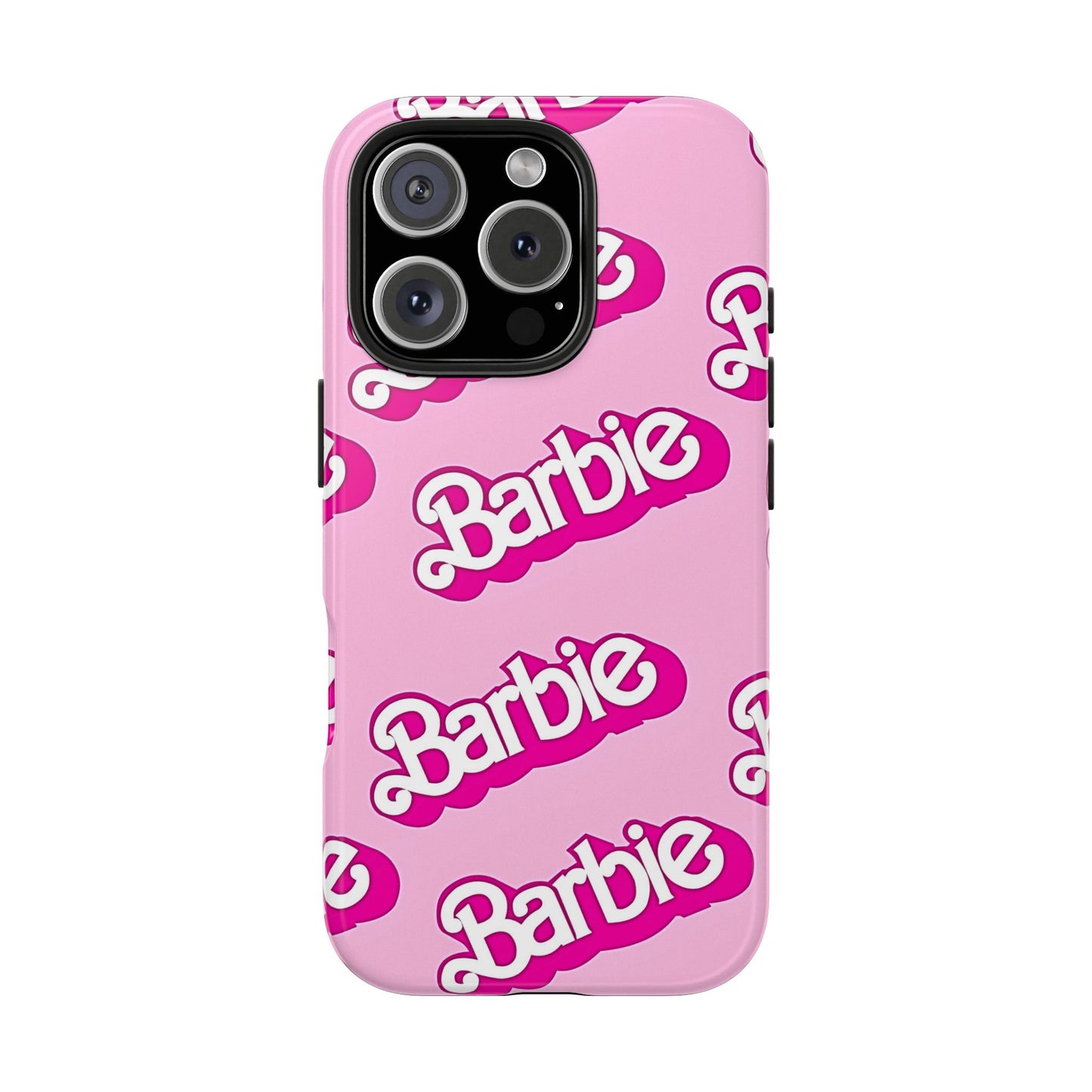 Retro Style Barbie Logo Pattern Tough Phone Case/Cover | Aesthetic