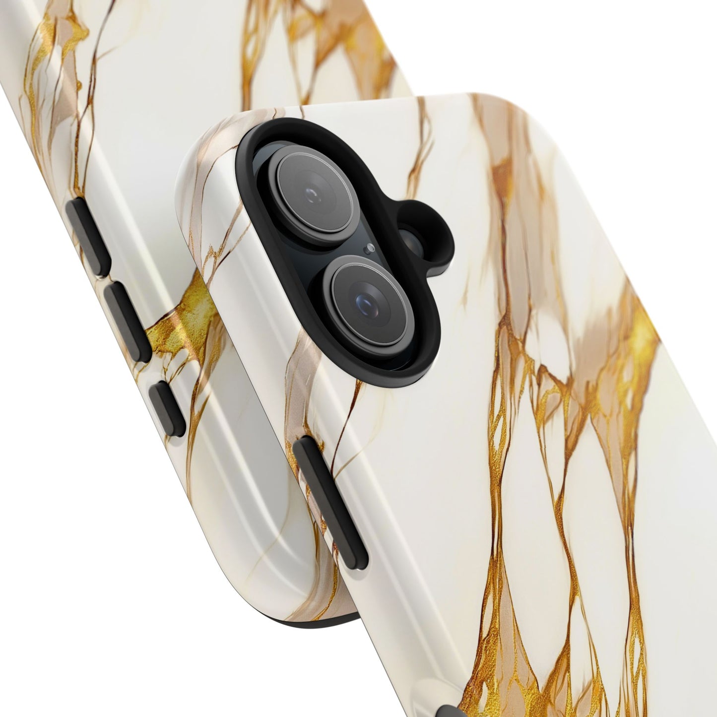 Luxury Marble Gold Vein Texture Pattern Style Tough Phone Case/Cover | Aesthetic