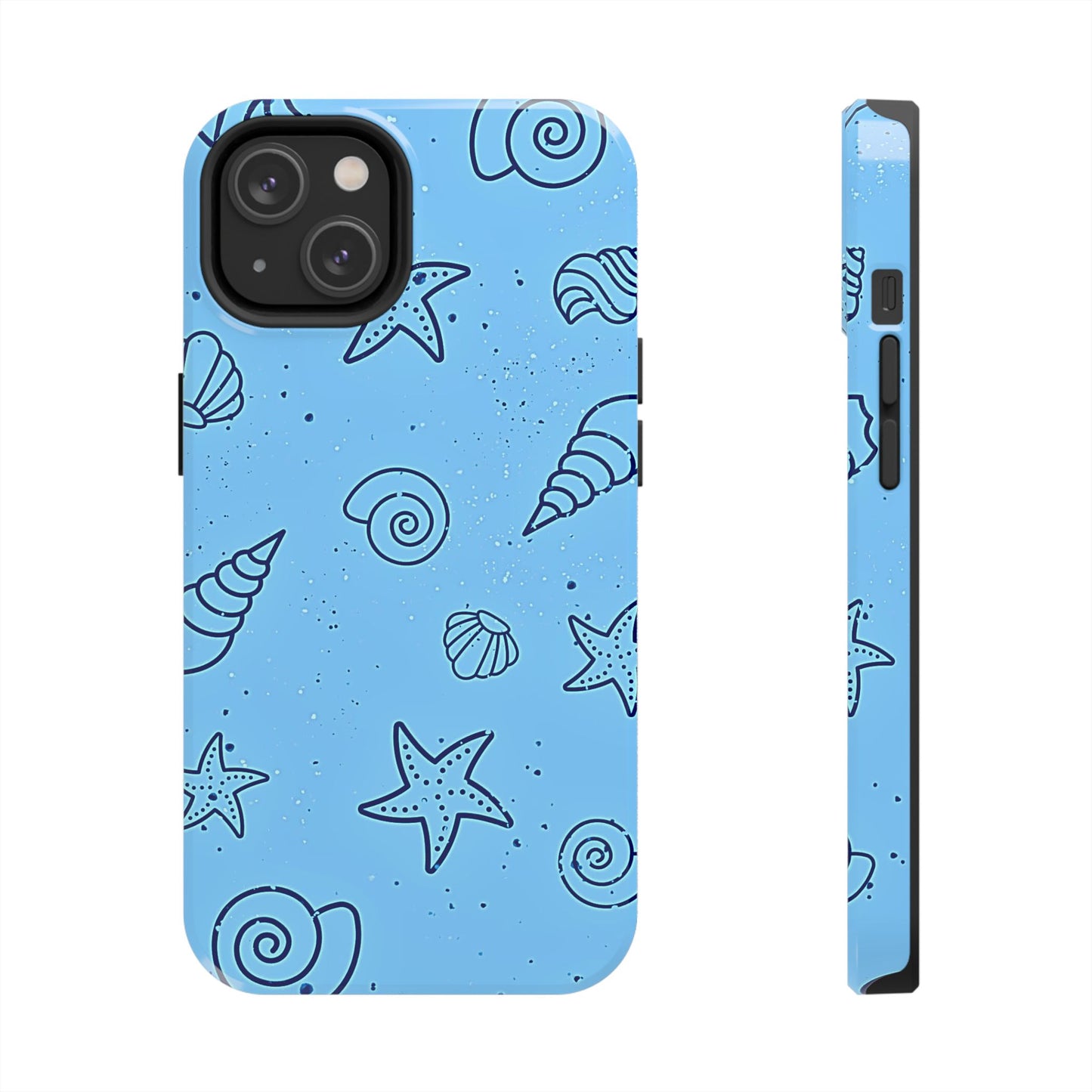 Funda resistente para teléfono Shells azul claro | Estética