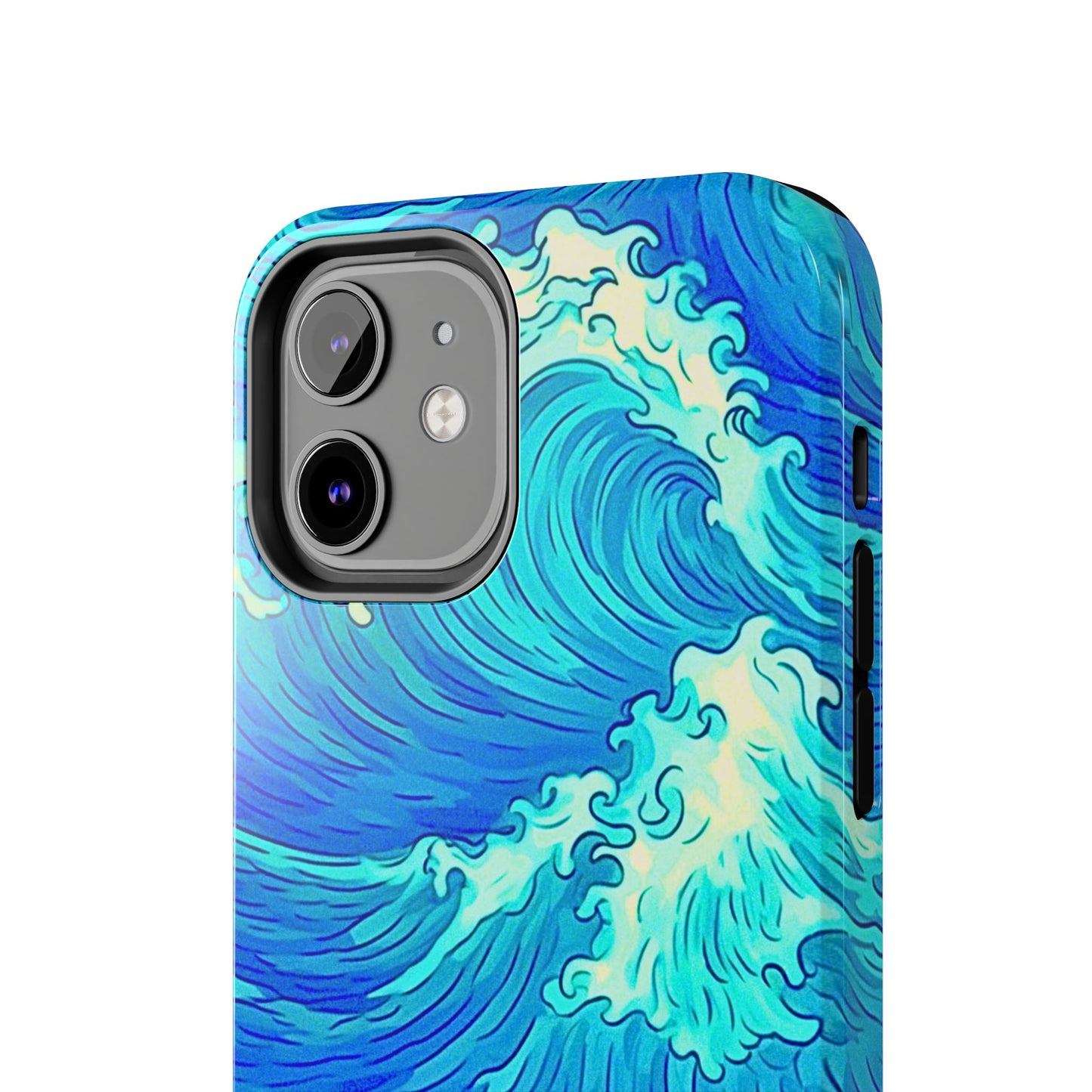 Cool Water Wave Style Tough Phone Case | Aesthetic