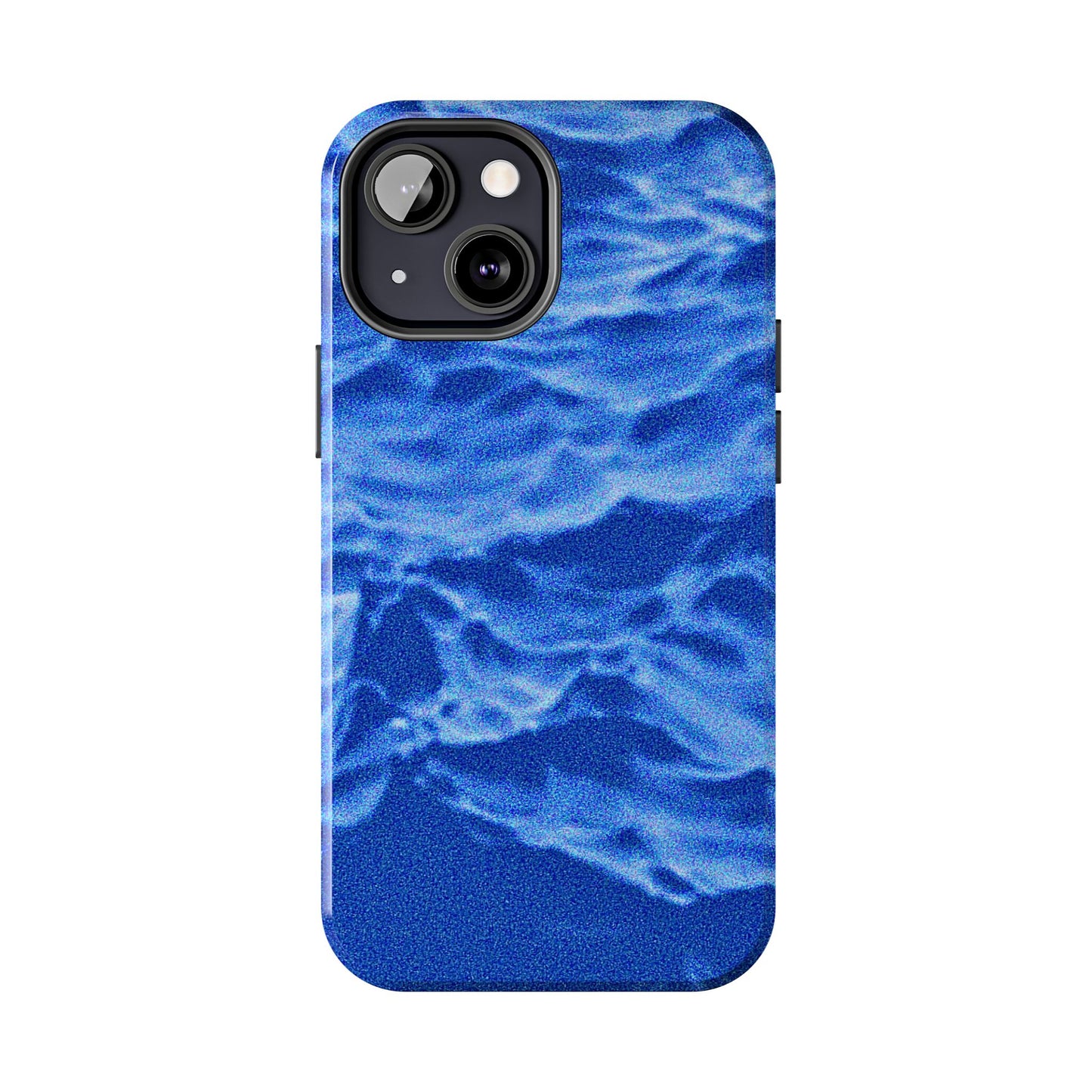 Blurred Ocean Waves Dark Blue Tough Phone Case | Aesthetic