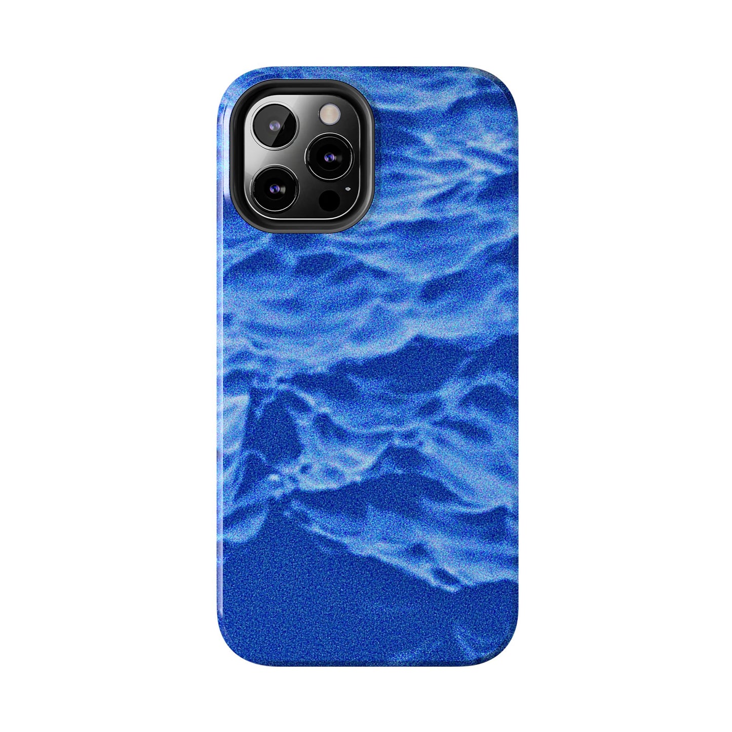 Blurred Ocean Waves Dark Blue Tough Phone Case | Aesthetic