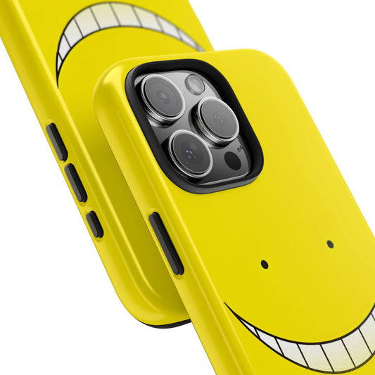 Assassination Classroom Koro-sensei Yellow Face Design Tough Phone Case | Anime
