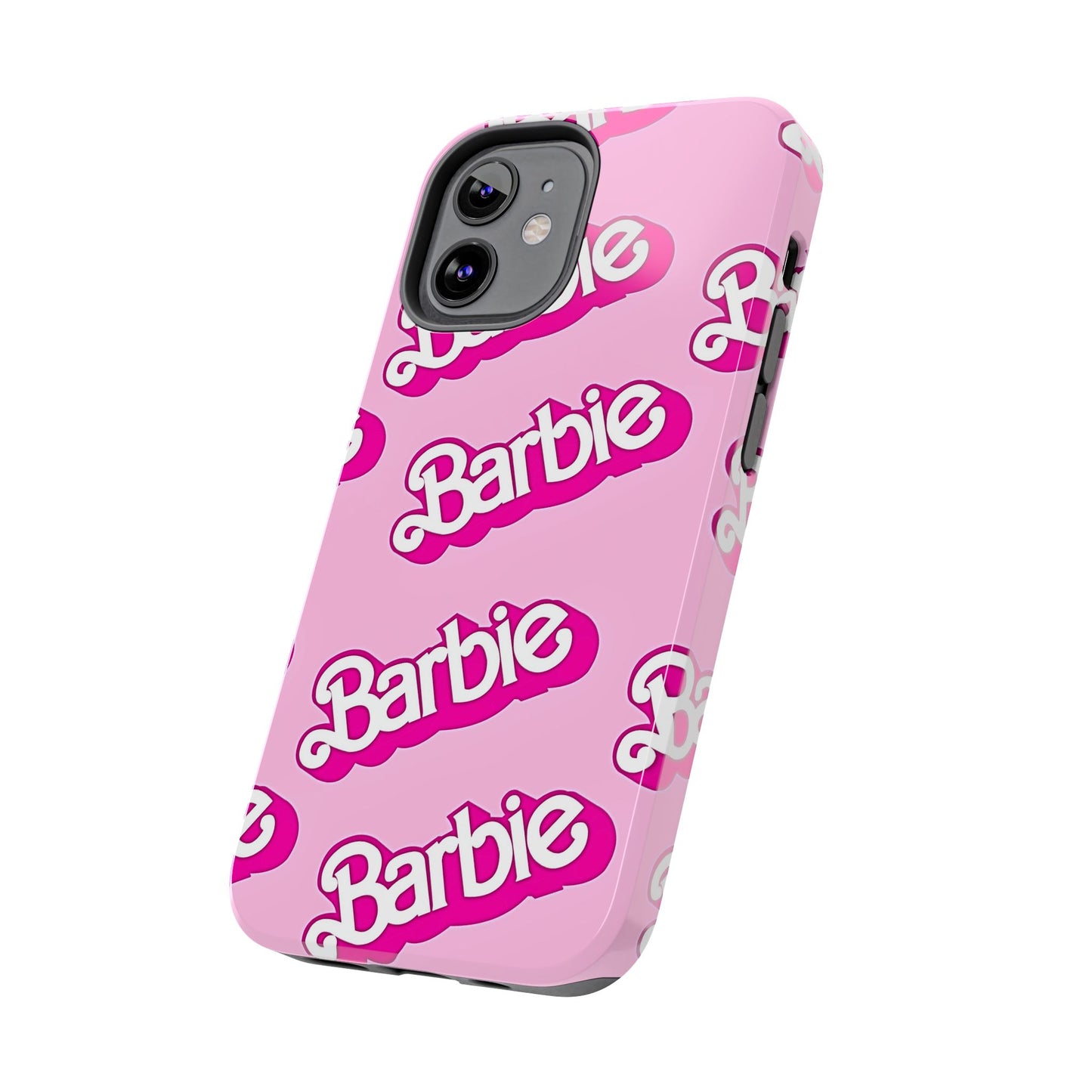 Retro Style Barbie Logo Pattern Tough Phone Case/Cover | Aesthetic
