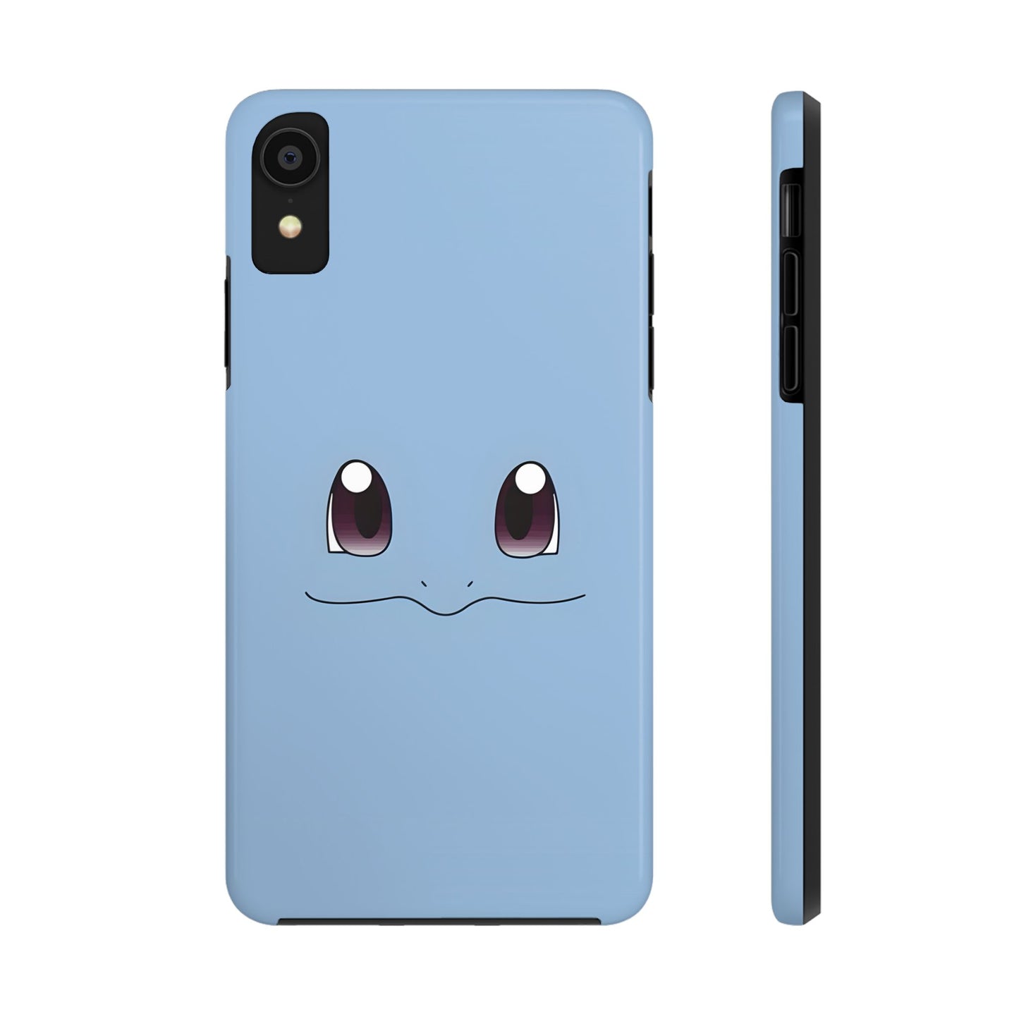 Blue Turtle Simple Blue Smile Tough Phone Case | Anime