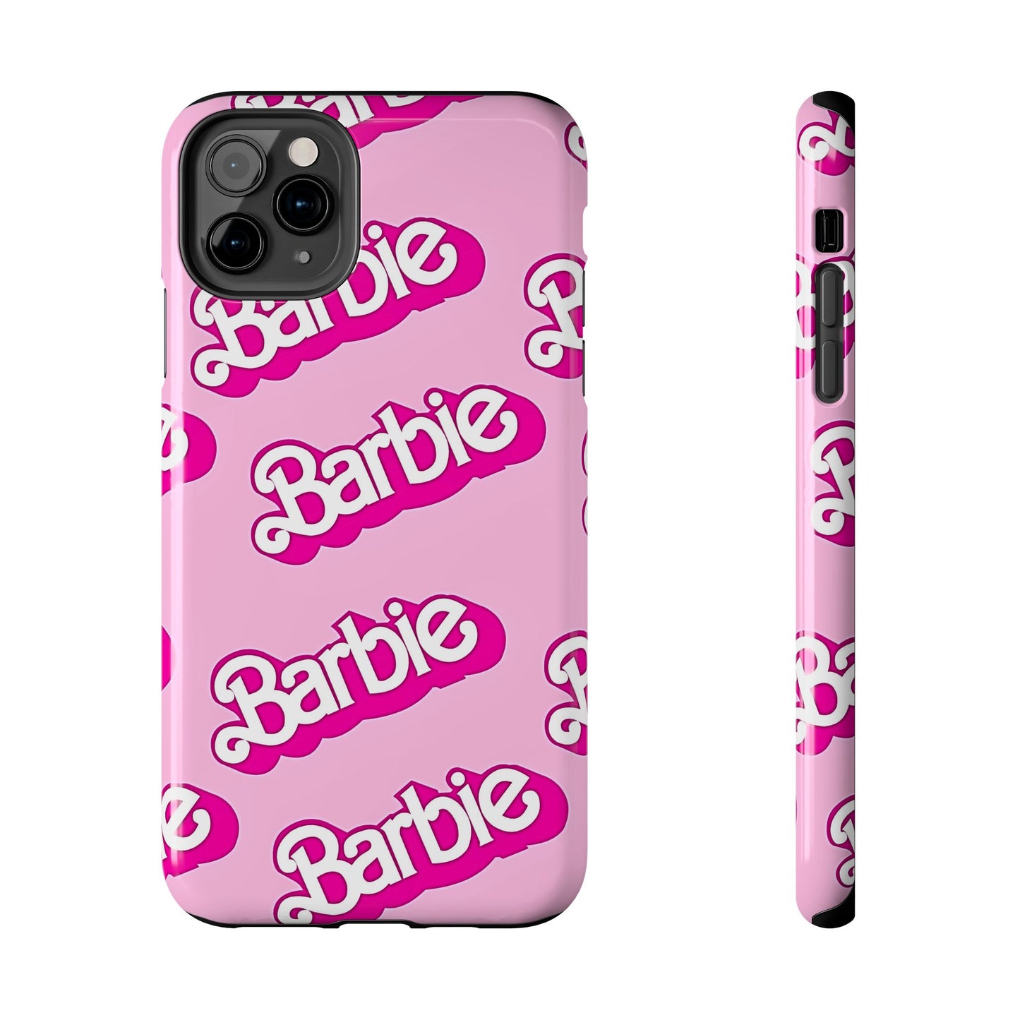 Retro Style Barbie Logo Pattern Tough Phone Case/Cover | Aesthetic