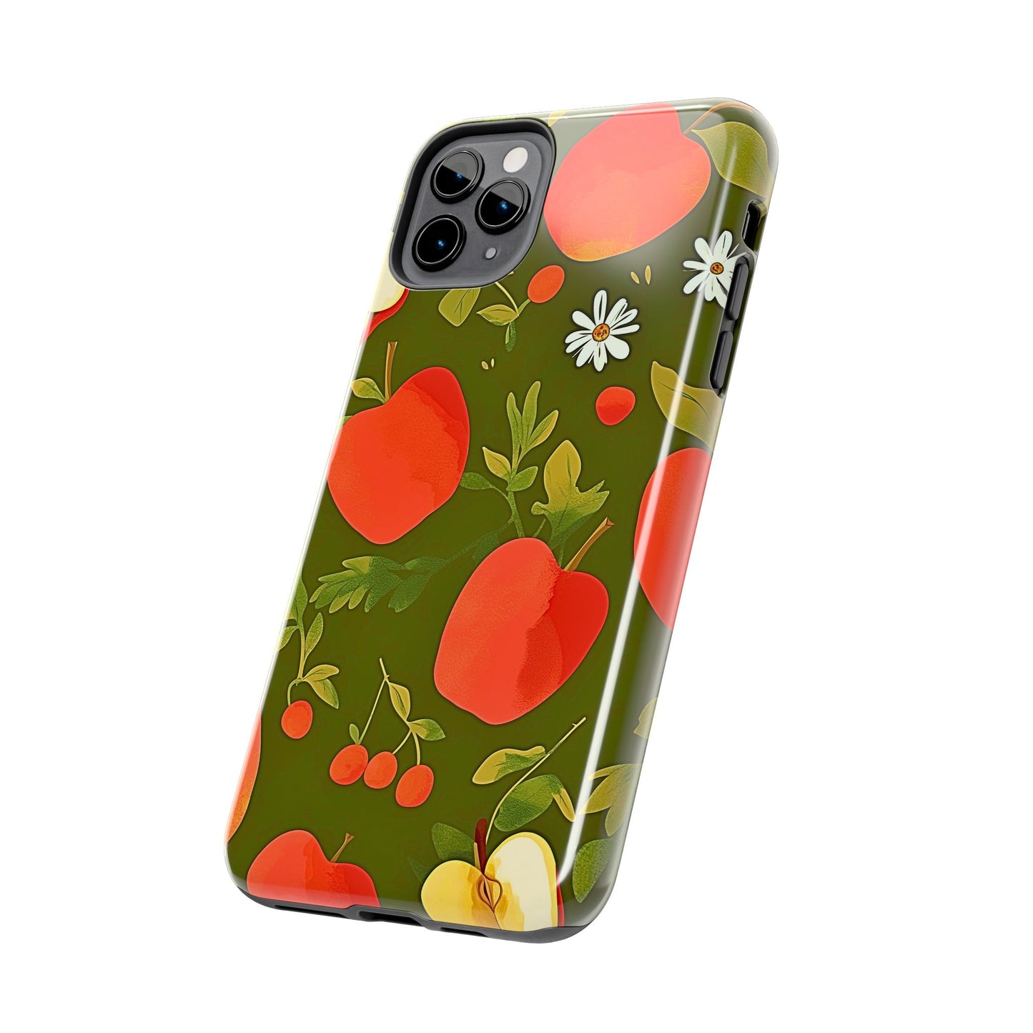 Apple & Berry Garden Pattern Style Tough Phone Case/Cover | Aesthetic