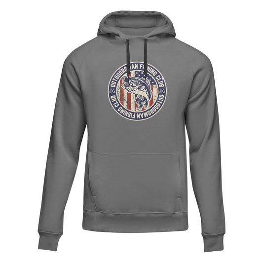 Outdoorsman Fishing Club Patriotic Unisex Hoodie