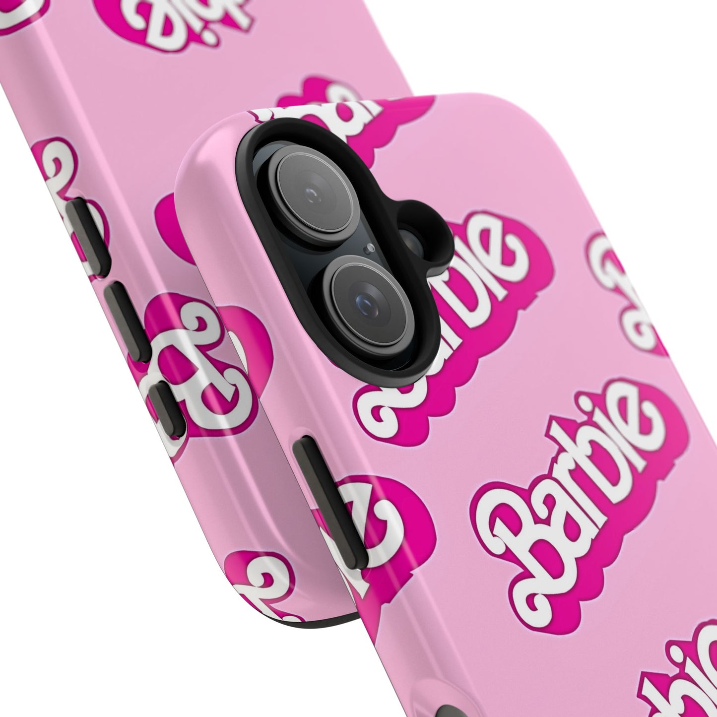 Retro Style Barbie Logo Pattern Tough Phone Case/Cover | Aesthetic
