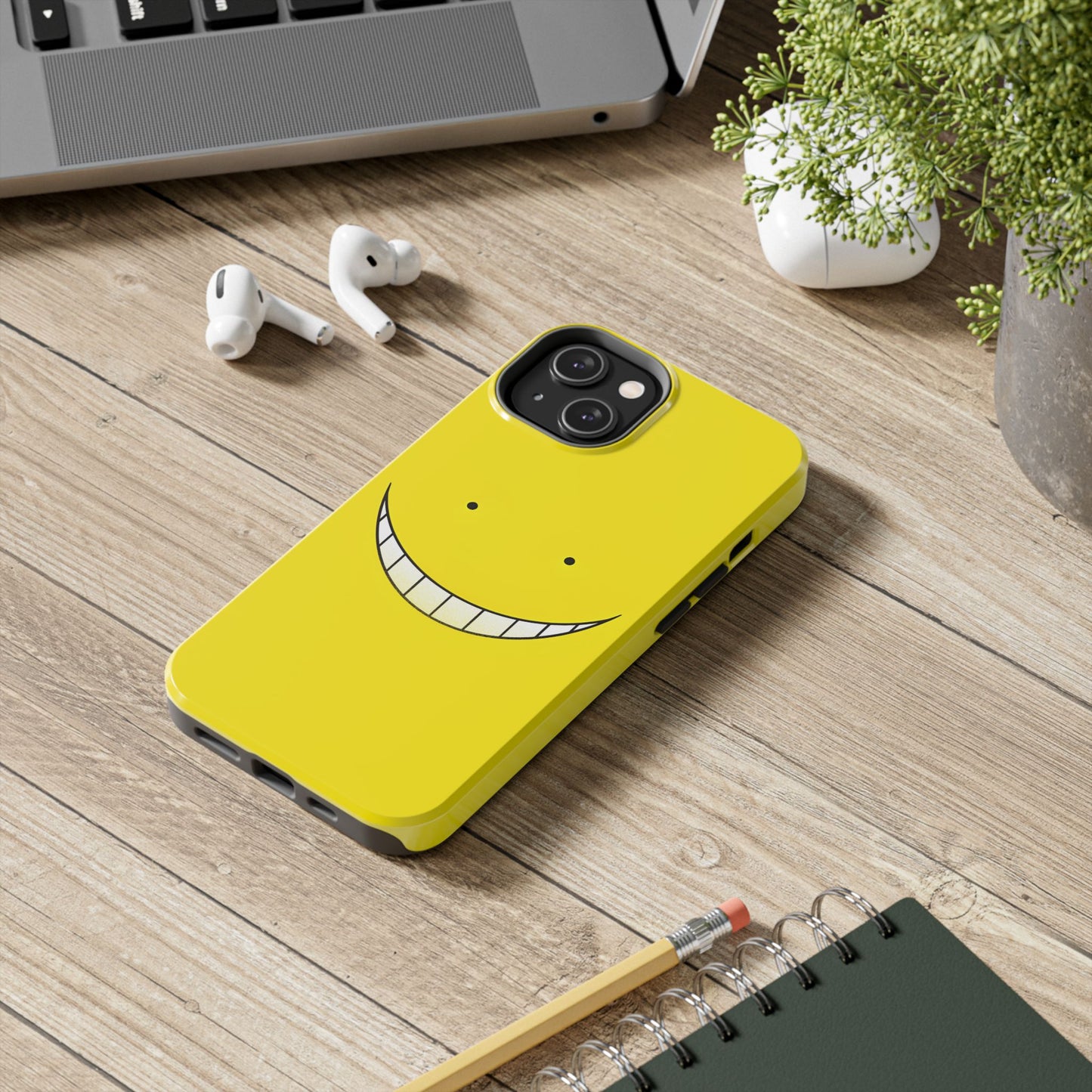 Assassination Classroom Koro-sensei Yellow Face Design Tough Phone Case | Anime