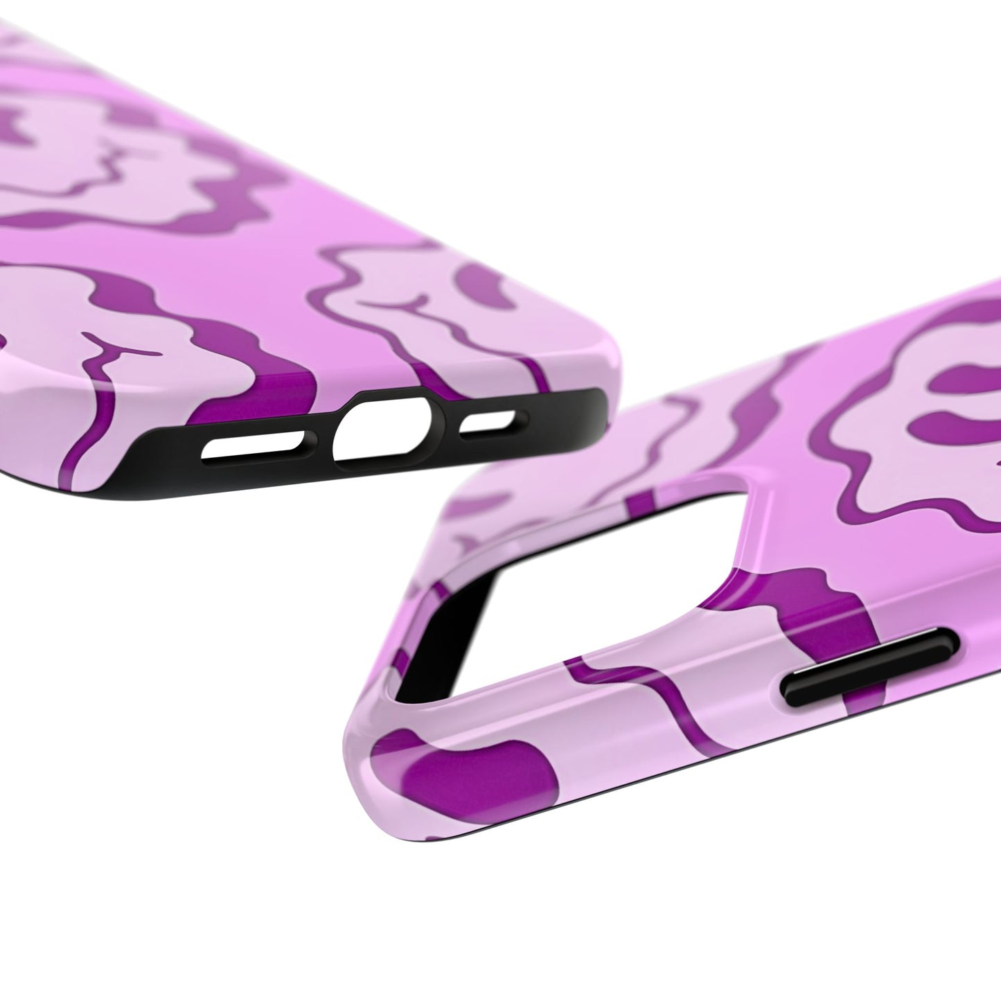 Waving Smile Preppy Pinky Tough Phone Case | Aesthetic
