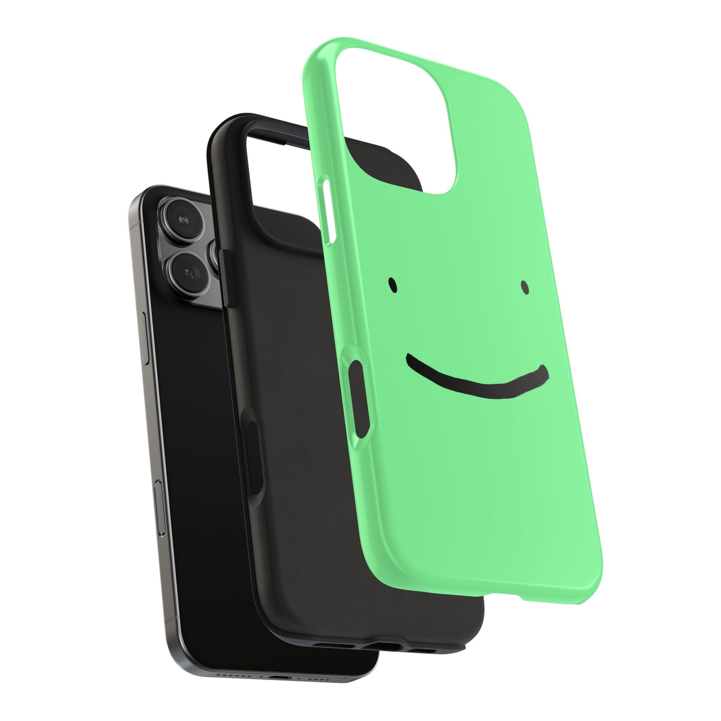 Simple Smile Green Face Tough Phone Case | Other