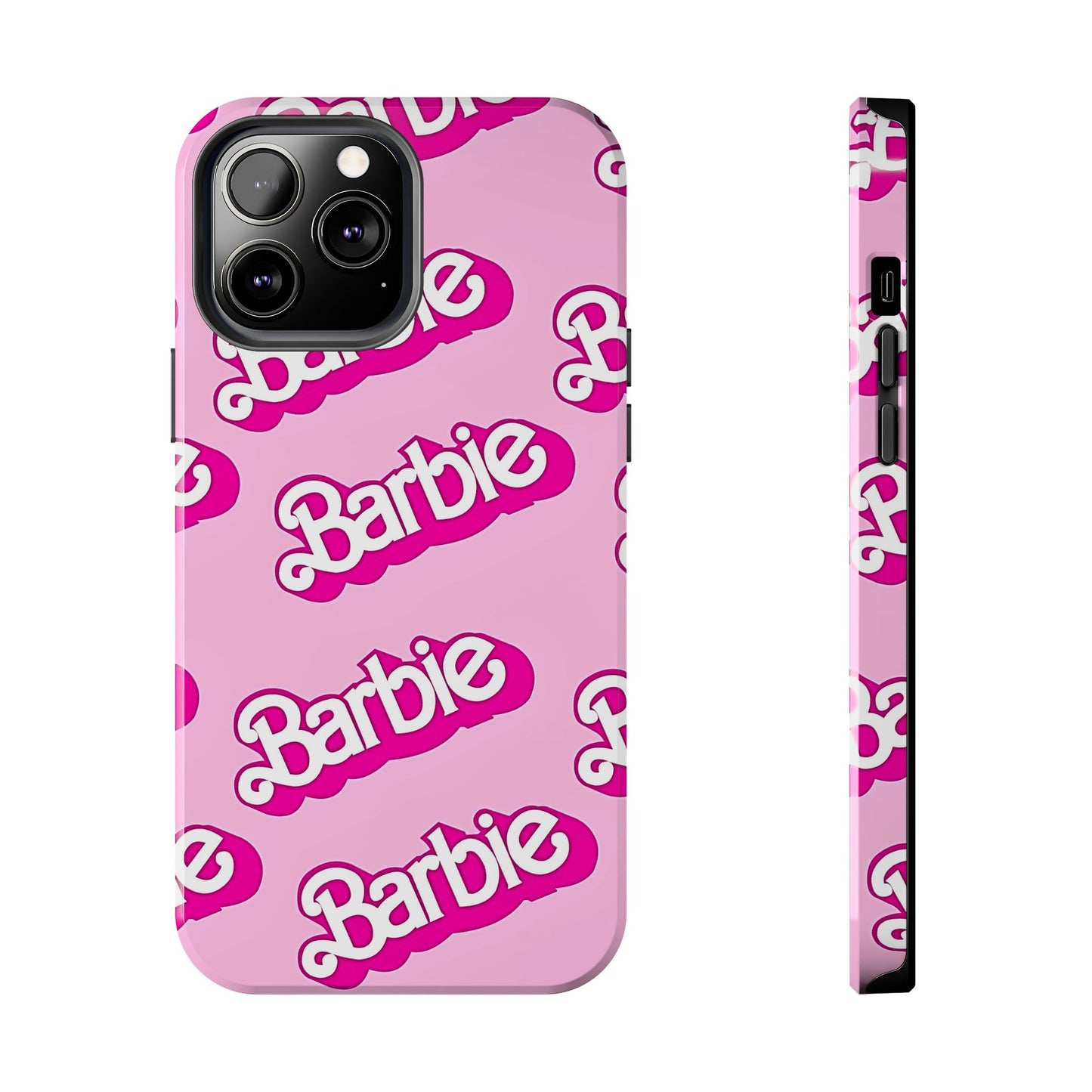 Retro Style Barbie Logo Pattern Tough Phone Case/Cover | Aesthetic