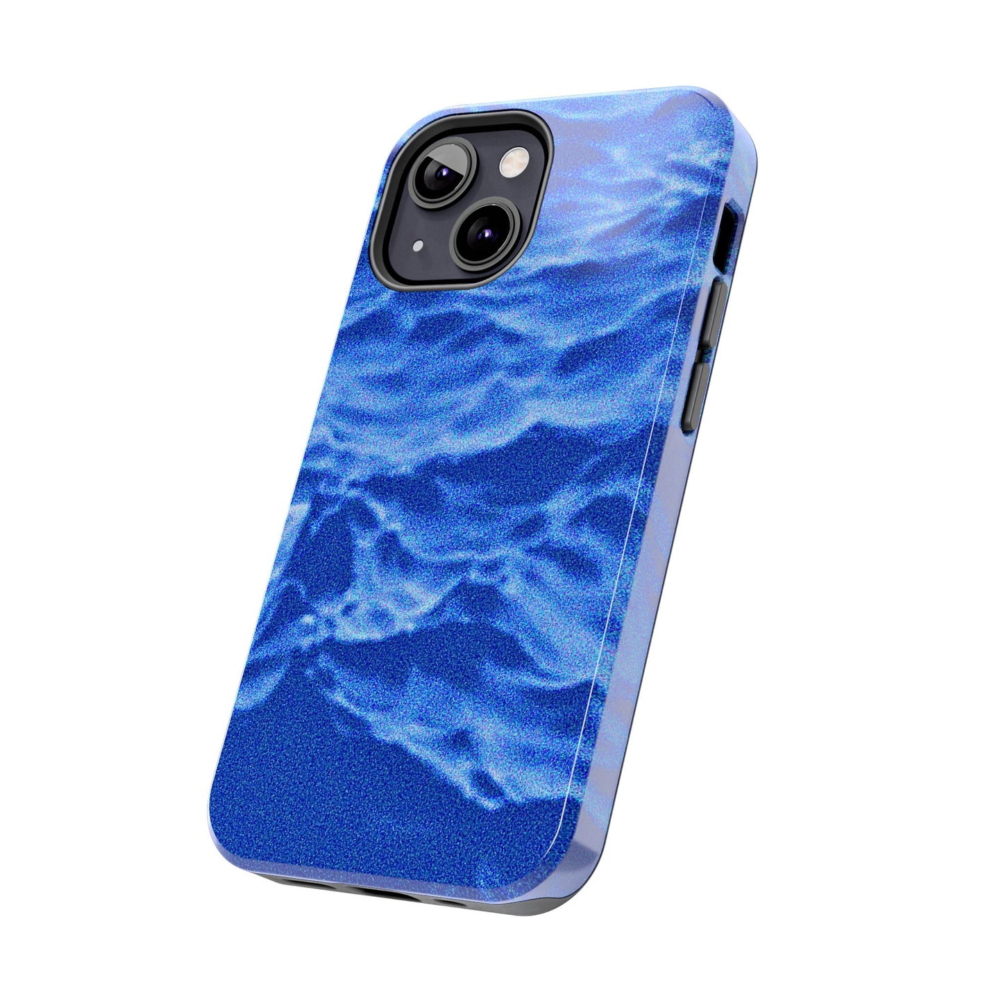 Blurred Ocean Waves Dark Blue Tough Phone Case | Aesthetic