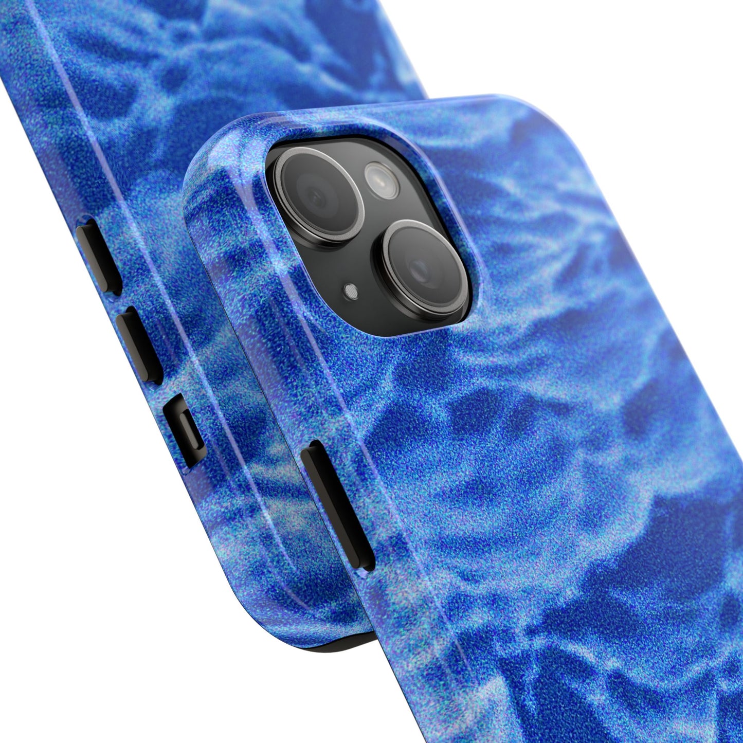 Blurred Ocean Waves Dark Blue Tough Phone Case | Aesthetic