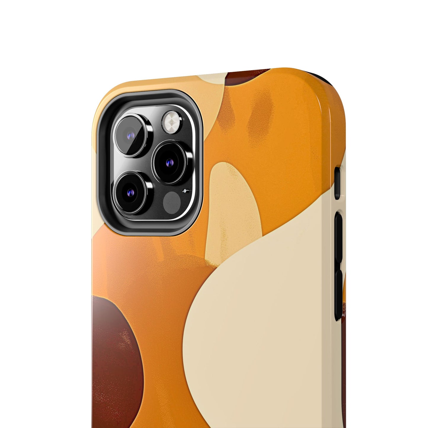 Funda/Cubierta resistente para teléfono con diseño en beige y marrón Earth Harmony | Estética