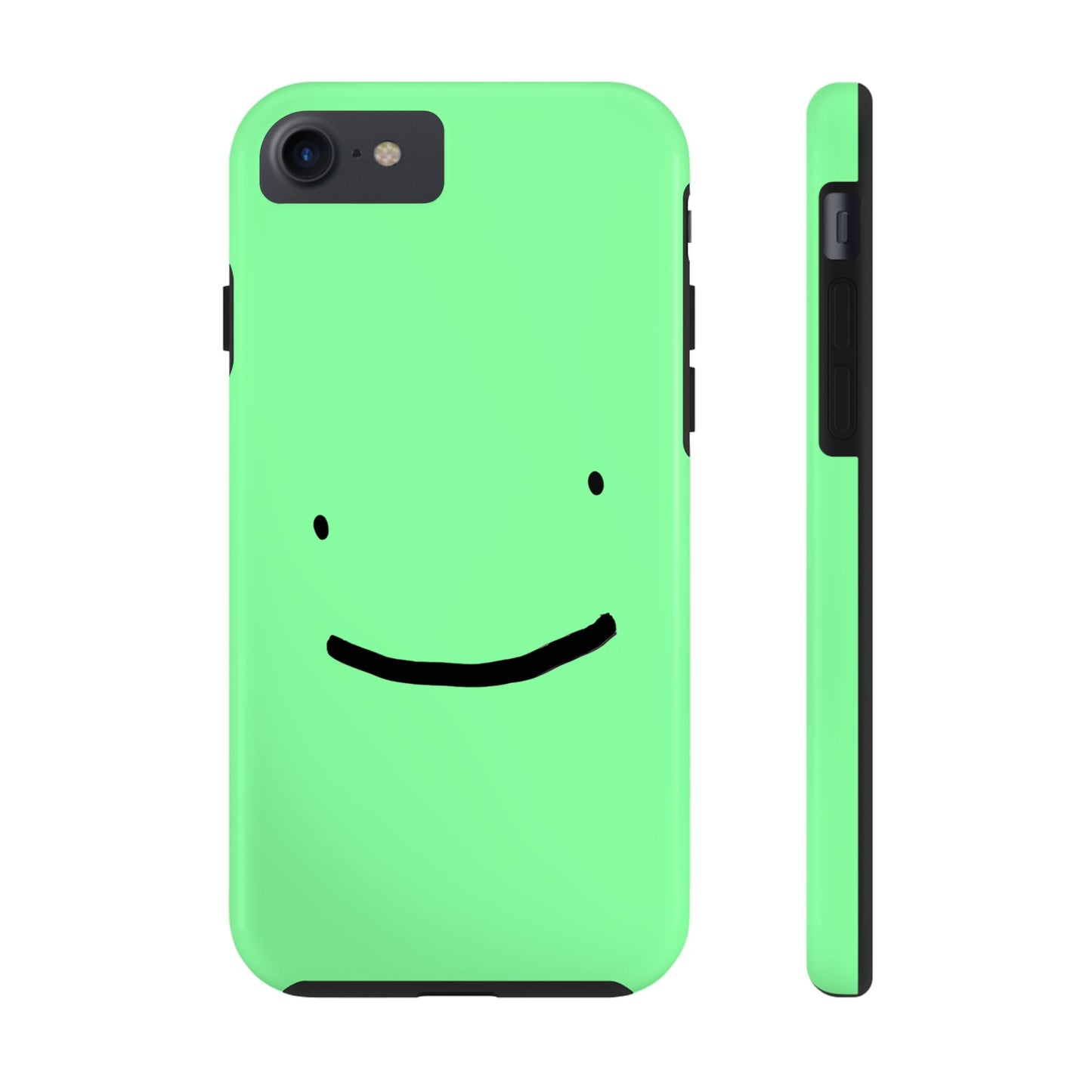 Simple Smile Green Face Tough Phone Case | Other