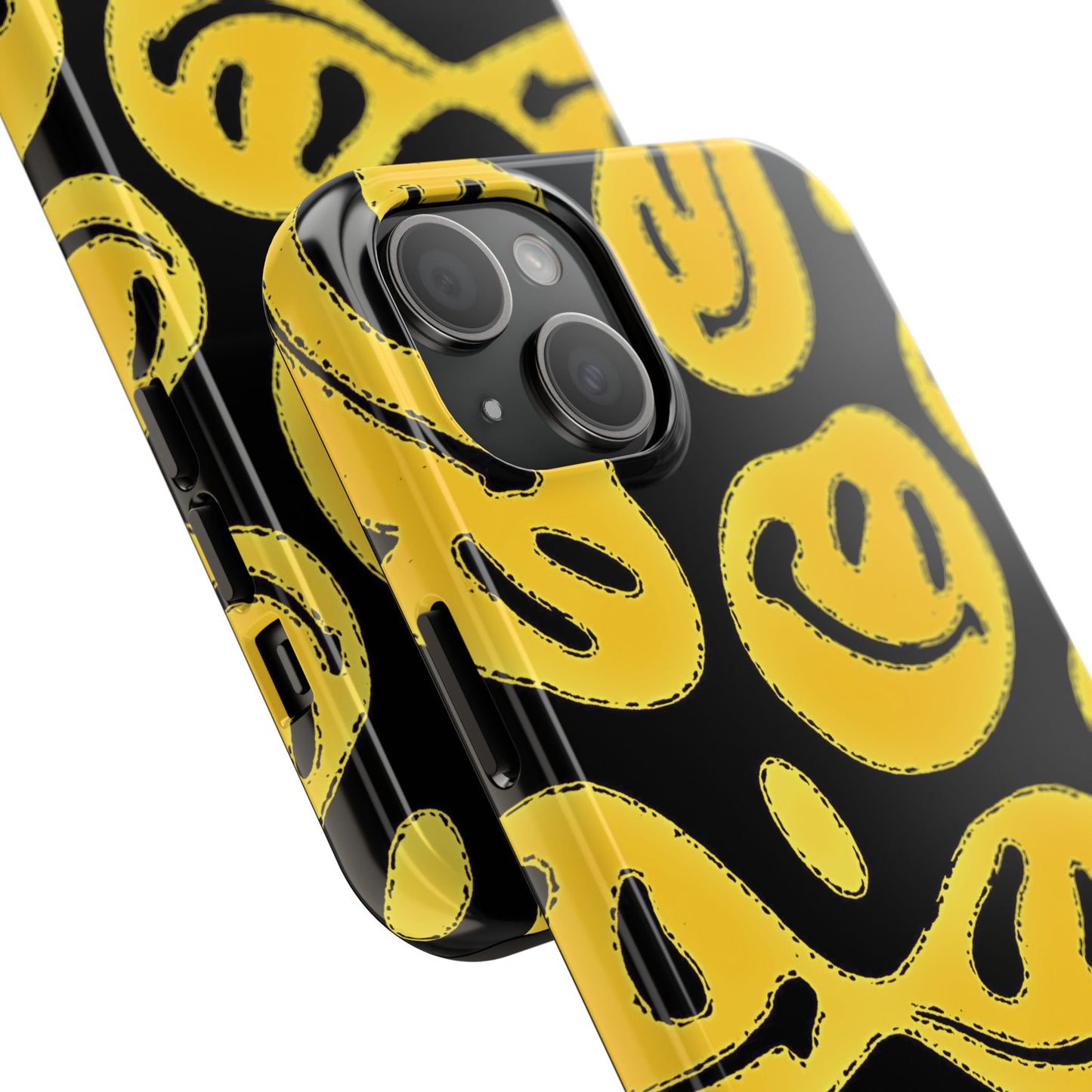 Colorful Trippy Smiley Face (Version 1) Tough Phone Case | Aesthetic