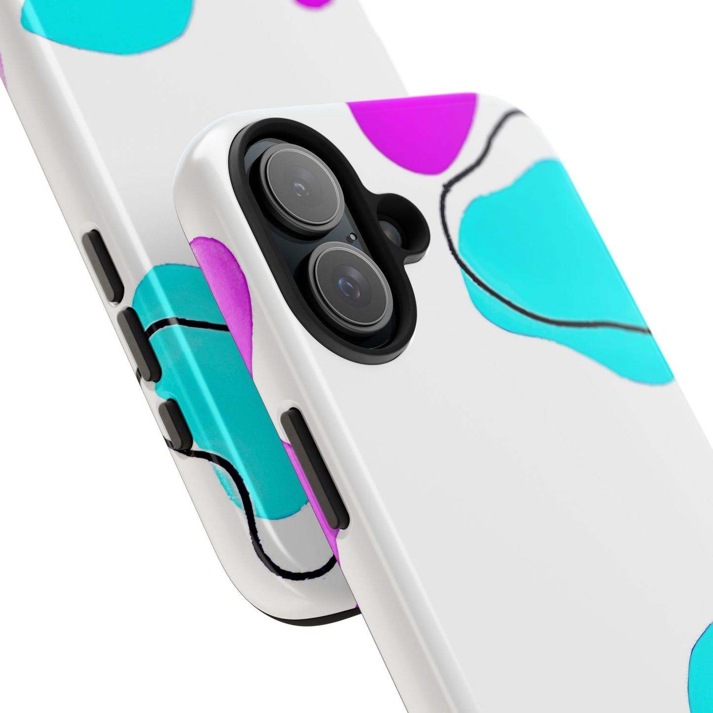 Abstract Shapes Preppy Pastel Style (Version 2) Tough Phone Case | Aesthetic