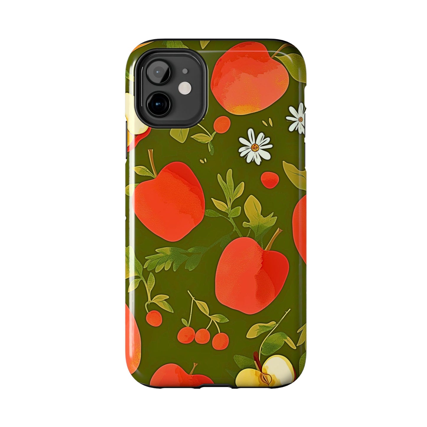 Apple & Berry Garden Pattern Style Tough Phone Case/Cover | Aesthetic