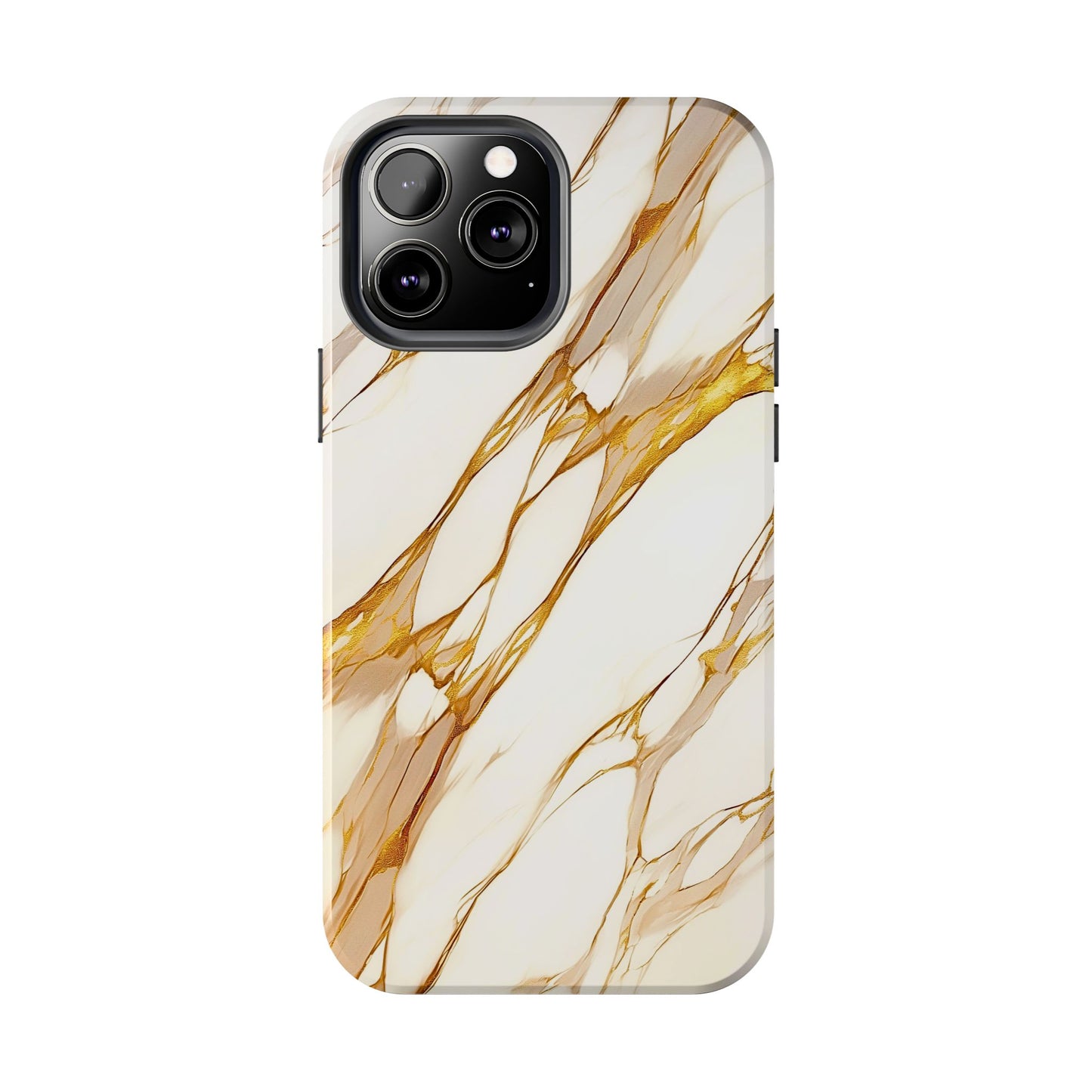 Luxury Marble Gold Vein Texture Pattern Style Tough Phone Case/Cover | Aesthetic