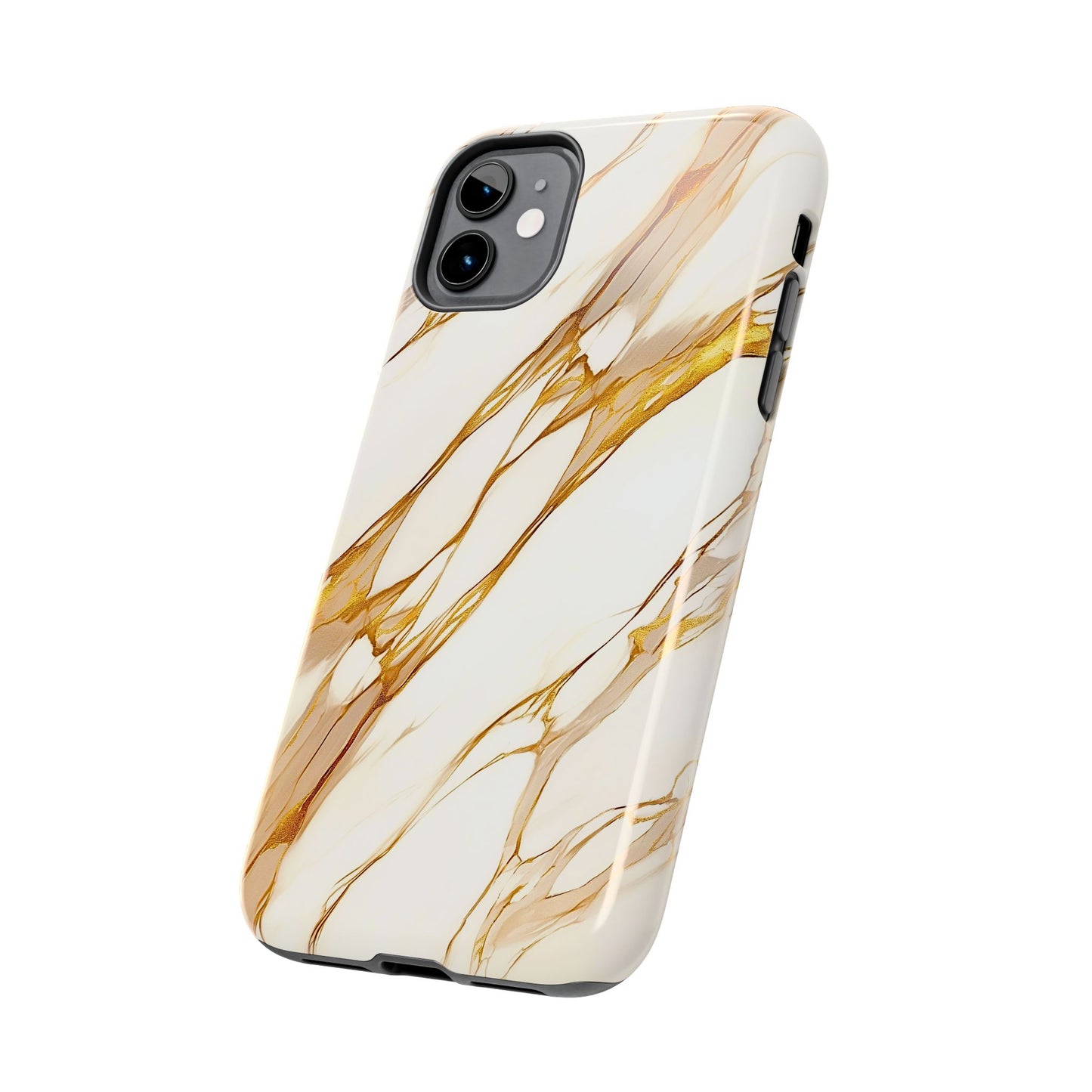 Luxury Marble Gold Vein Texture Pattern Style Tough Phone Case/Cover | Aesthetic