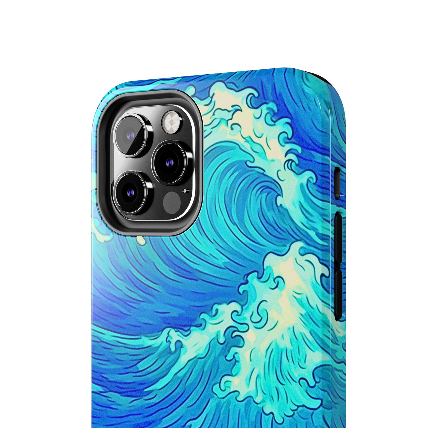 Cool Water Wave Style Tough Phone Case | Aesthetic