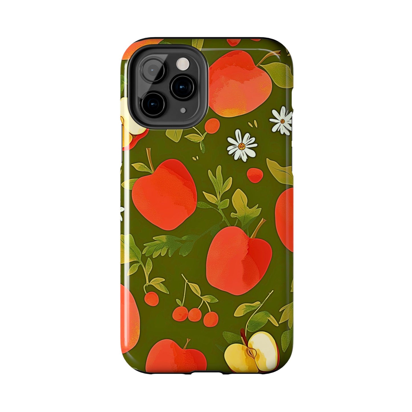 Apple & Berry Garden Pattern Style Tough Phone Case/Cover | Aesthetic