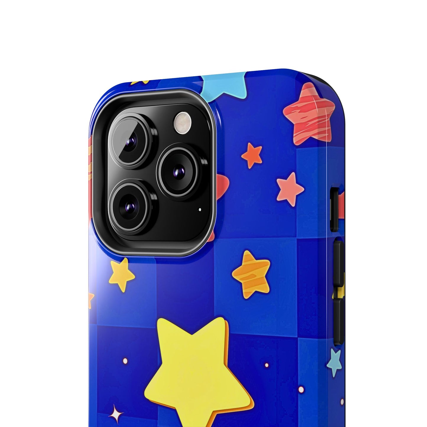 Vibrant Preppy Stars Pattern Tough Phone Case | Aesthetic